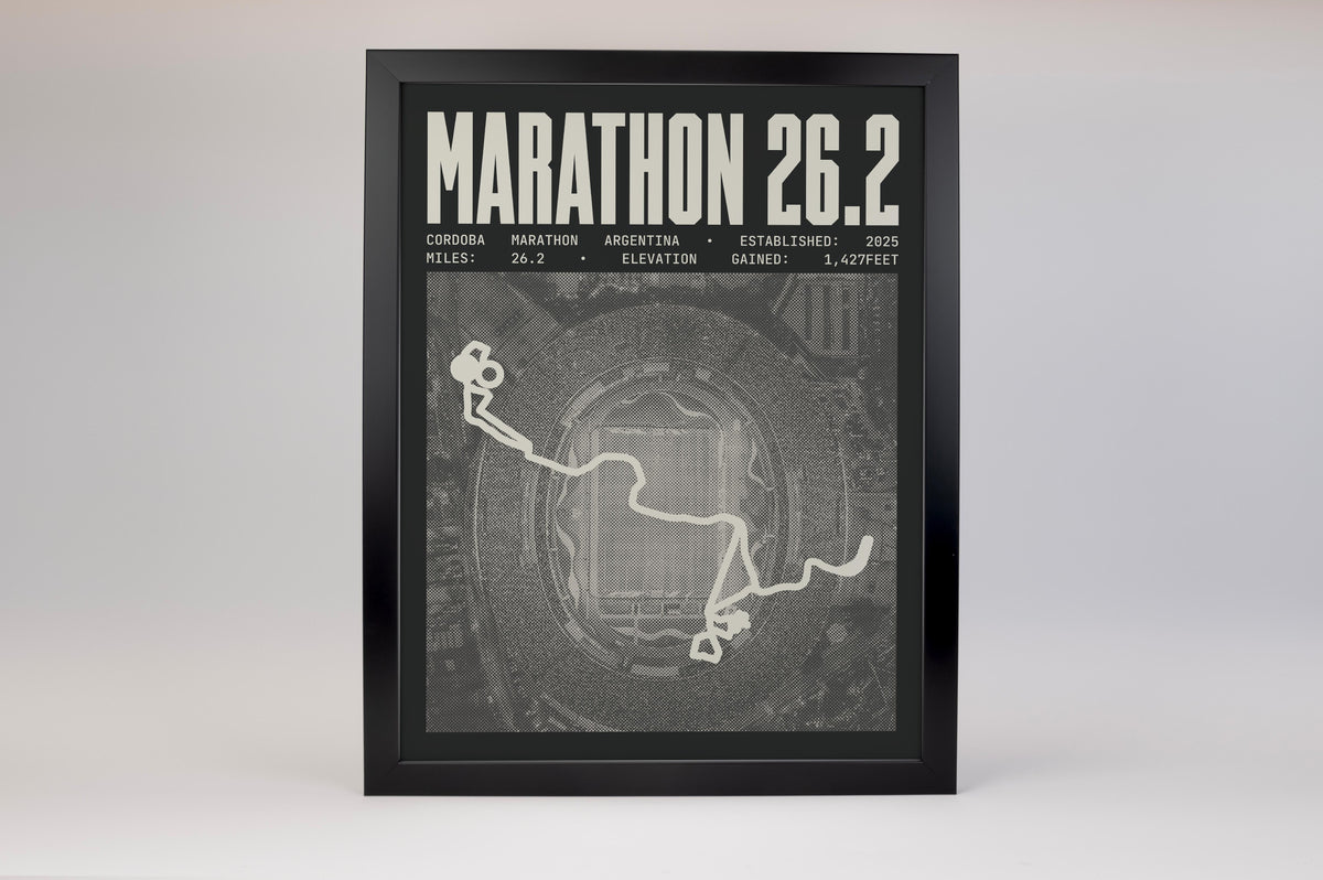 Cordoba Marathon Argentina Poster