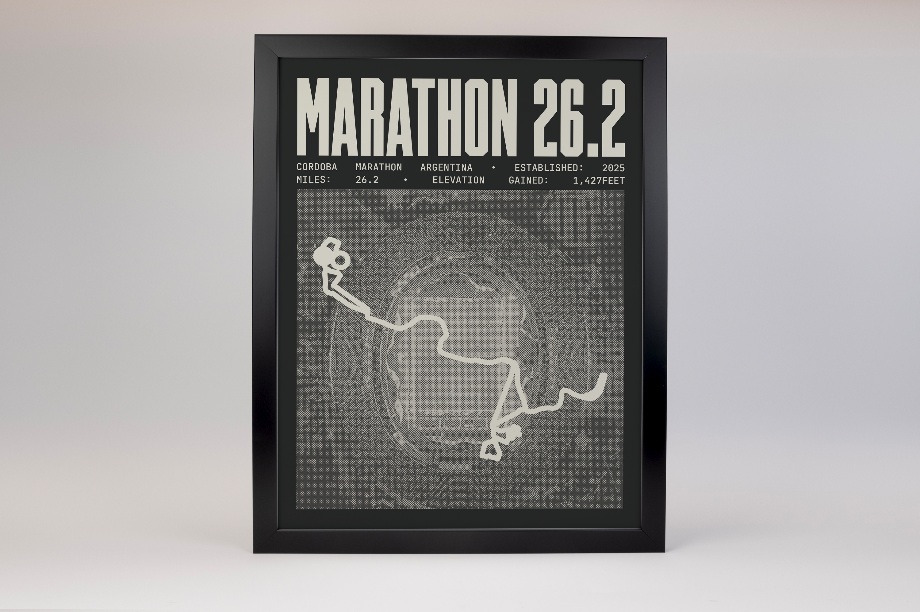 Cordoba Marathon Argentina Poster