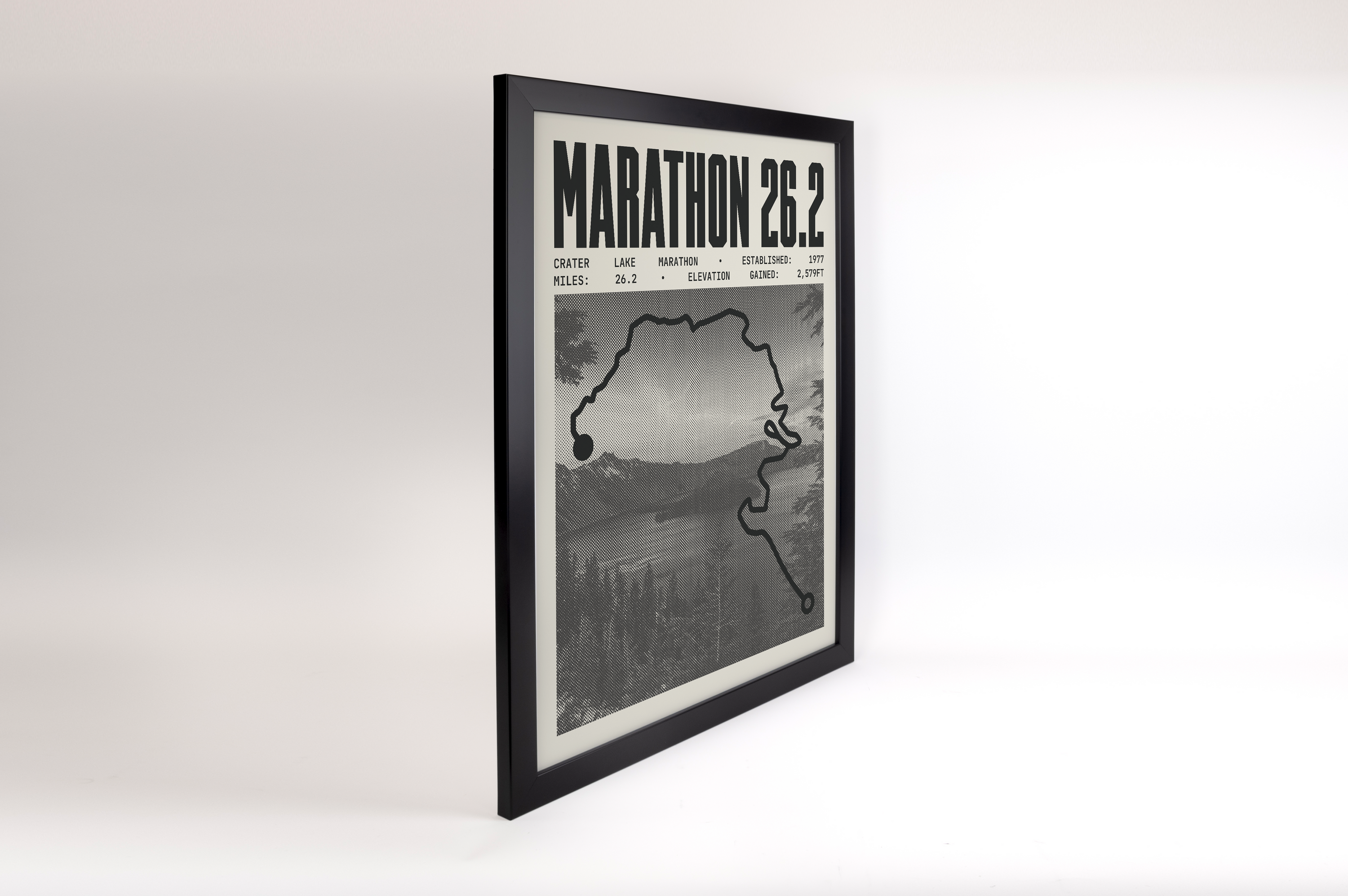 Crater Lake Marathon (Crater Lake Rim Runs) Poster