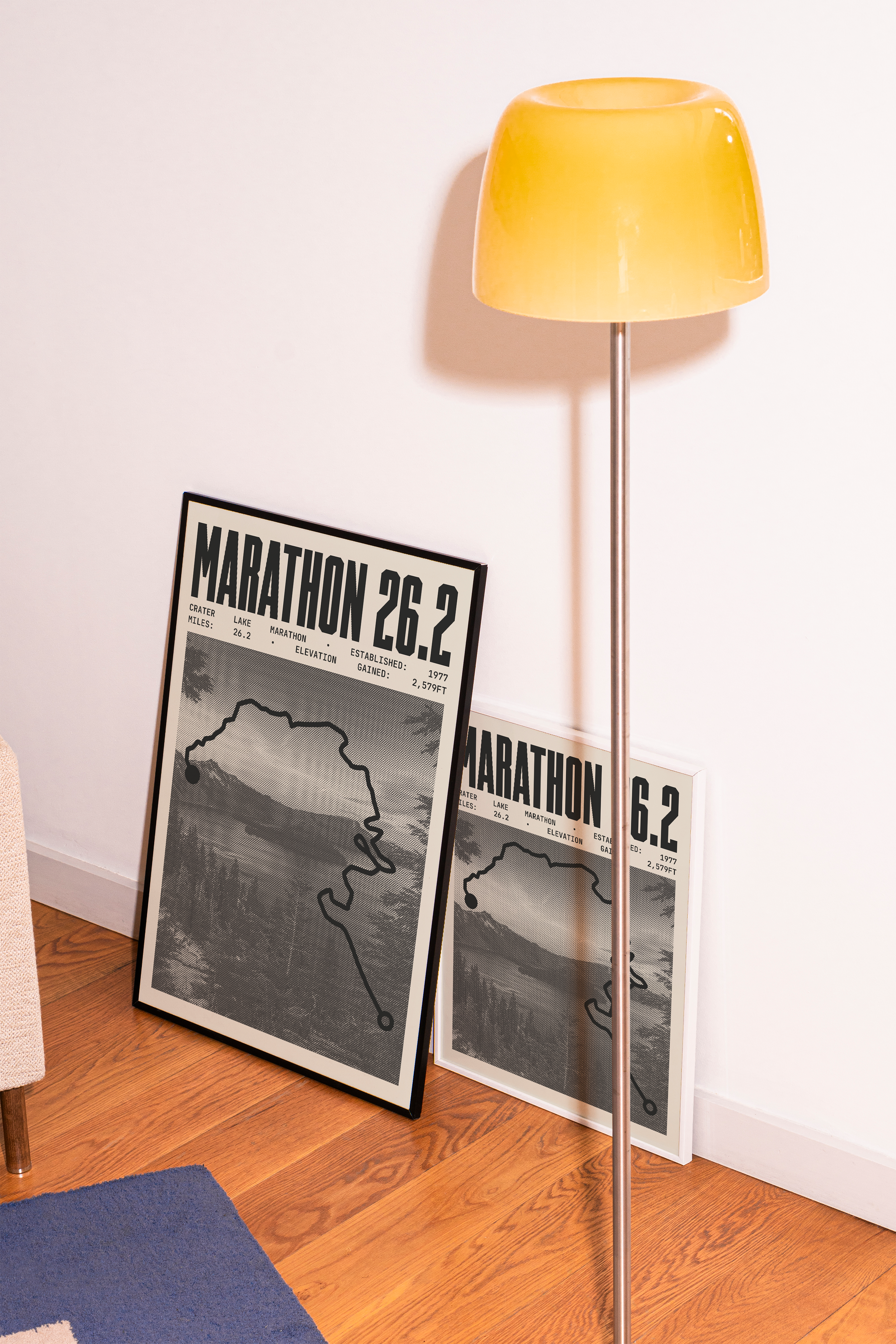 Crater Lake Marathon (Crater Lake Rim Runs) Poster