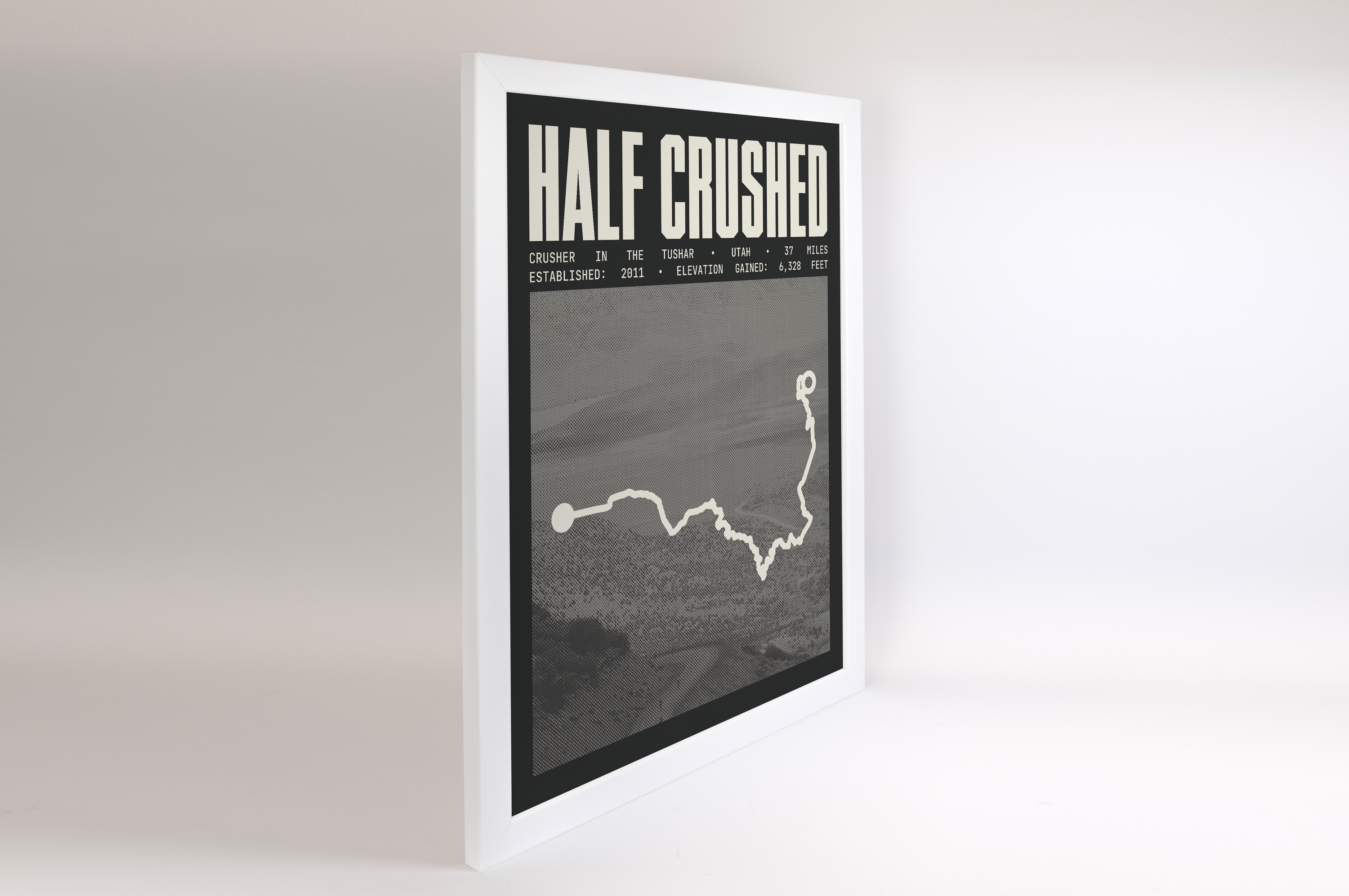 Crusher in the Tushar - 37 Mile Half Crushed Poster