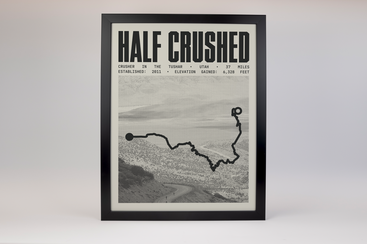 Crusher in the Tushar - 37 Mile Half Crushed Poster