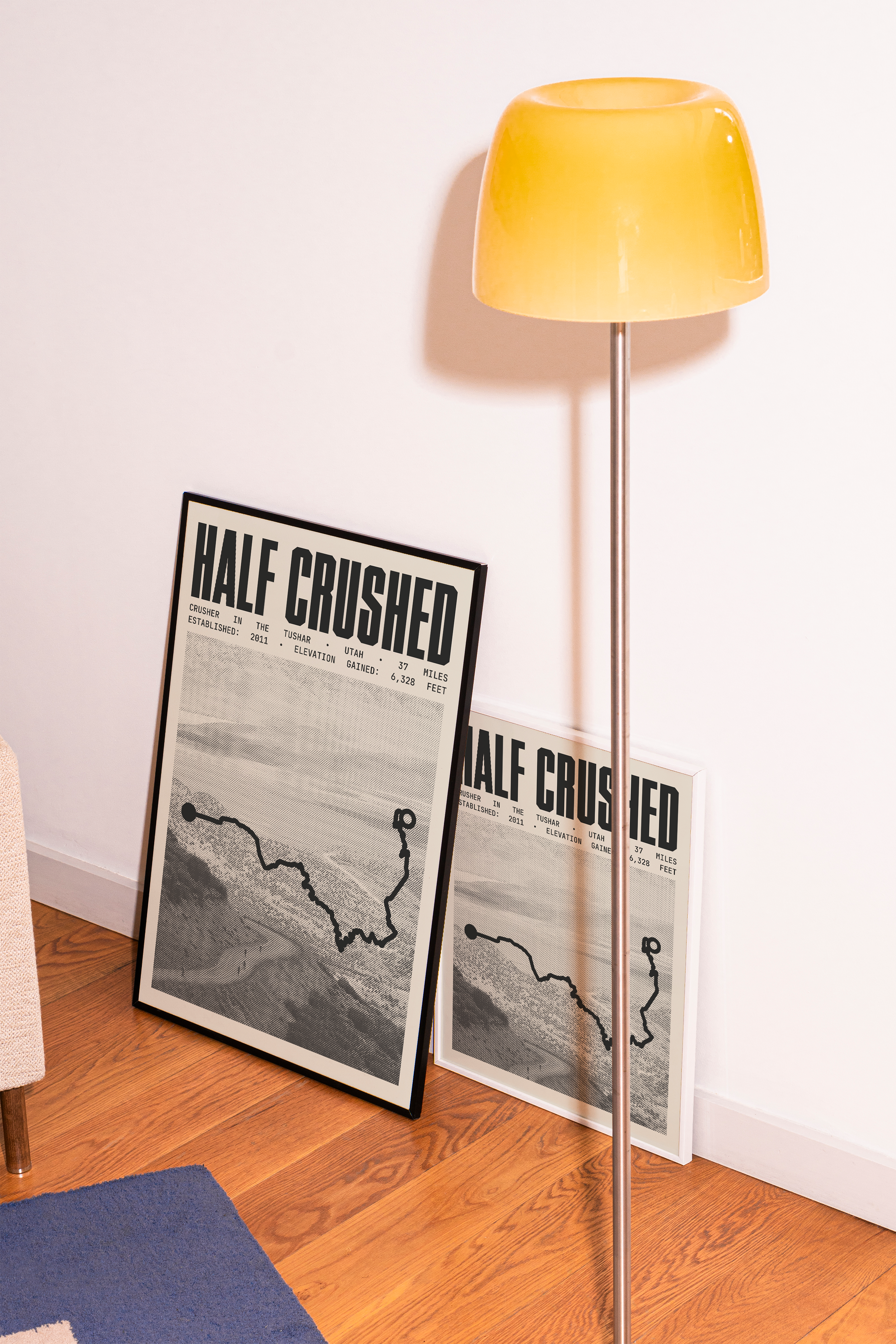 Crusher in the Tushar - 37 Mile Half Crushed Poster