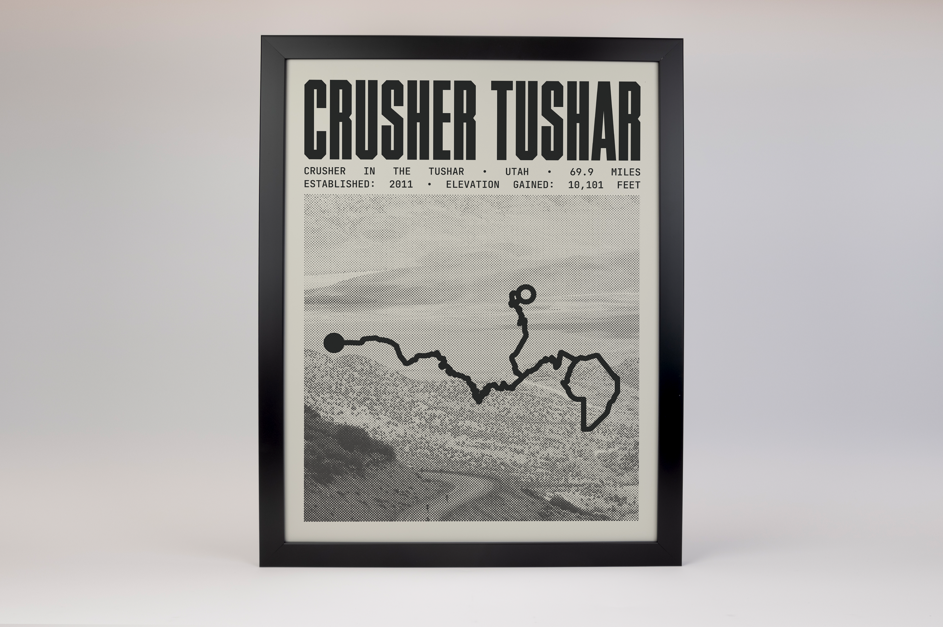 Crusher in the Tushar - 69.9 Miles Poster