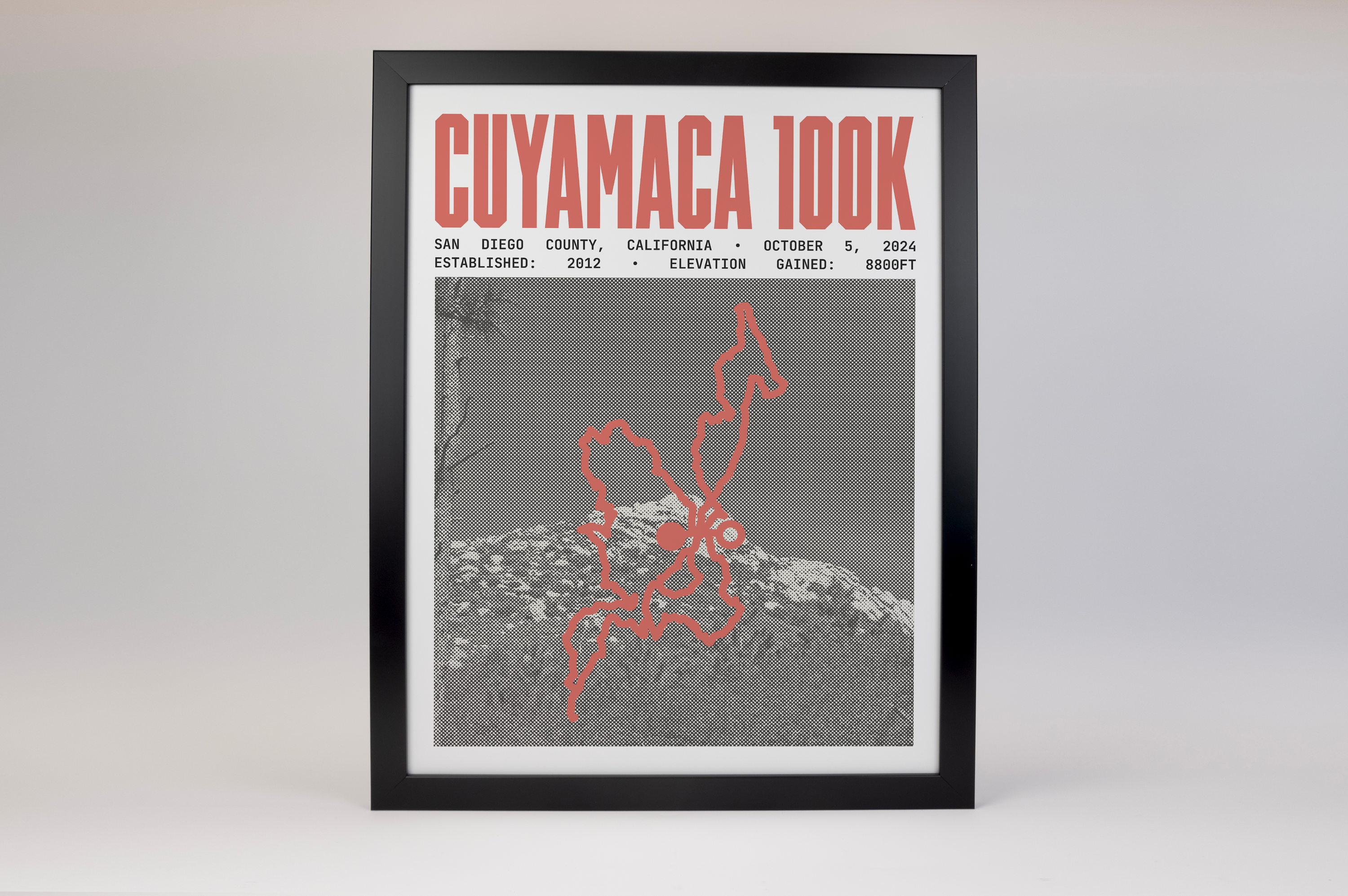 Cuyamaca 100 Endurance Run Poster