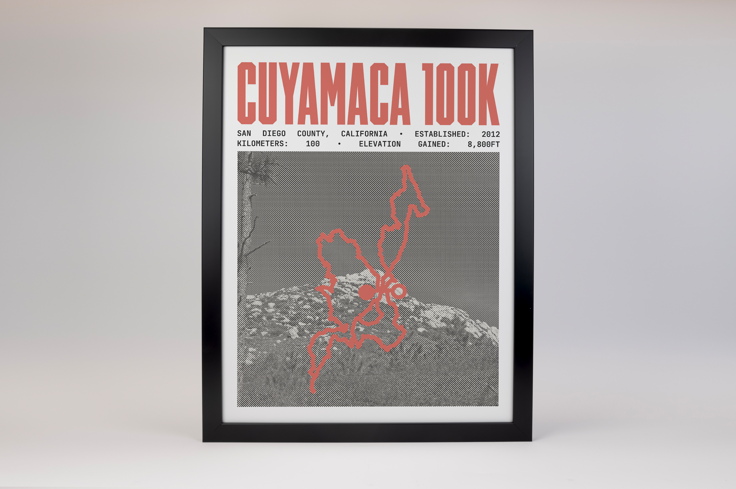 Cuyamaca 100 Endurance Run Poster