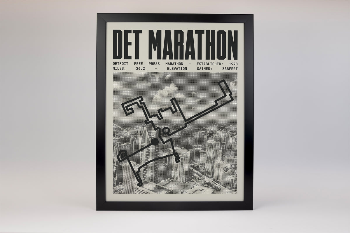 Detroit Free Press Marathon Poster V3