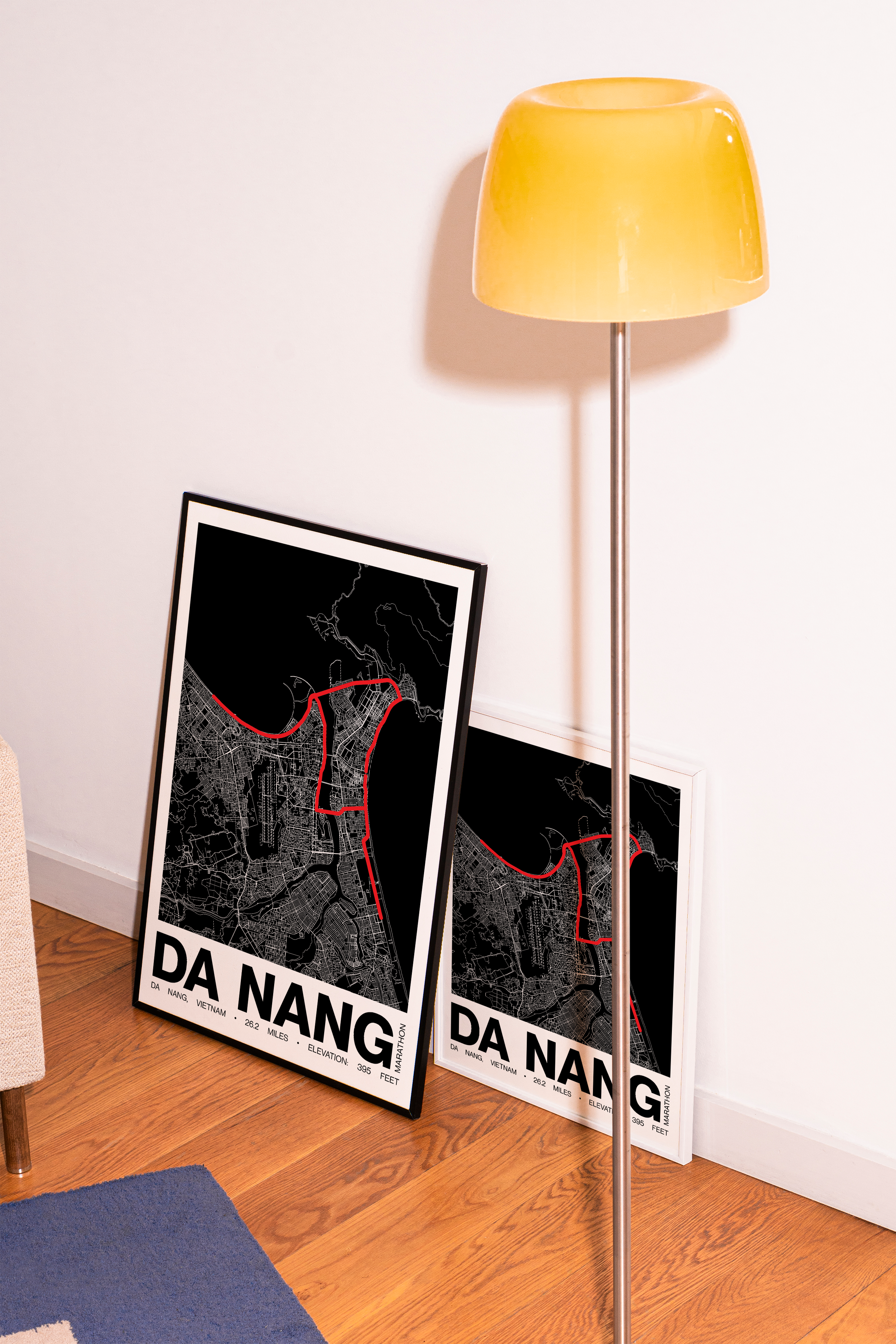 Da Nang International Marathon Poster - Grid Style