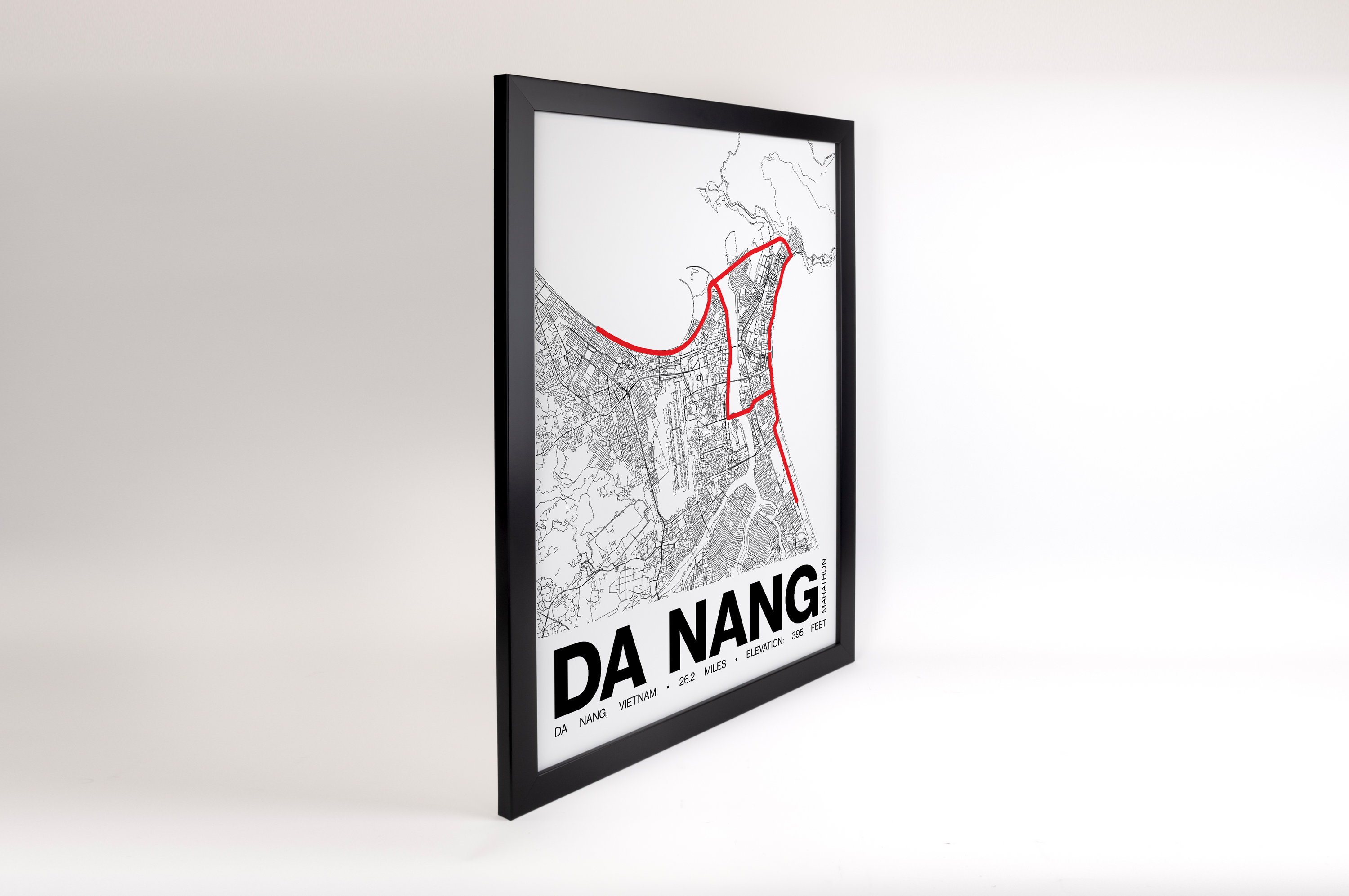 Da Nang International Marathon Poster - Grid Style