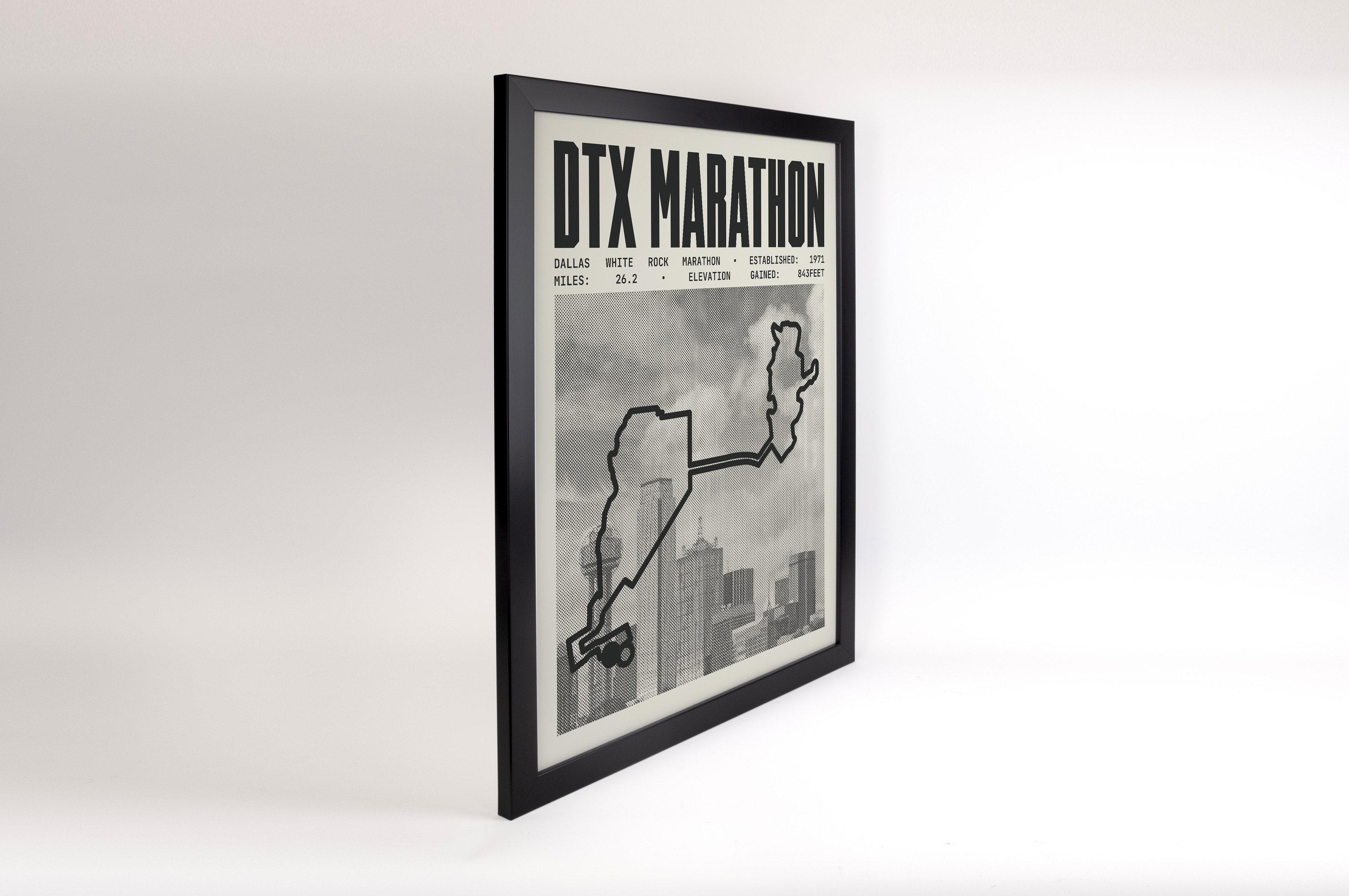 Dallas White Rock Marathon Poster