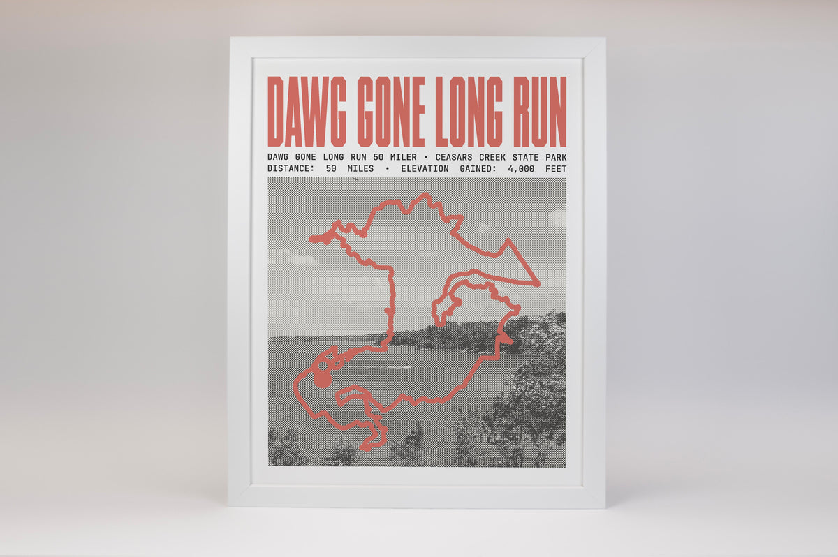 Dawg Gone Long Run 50 Miler Poster