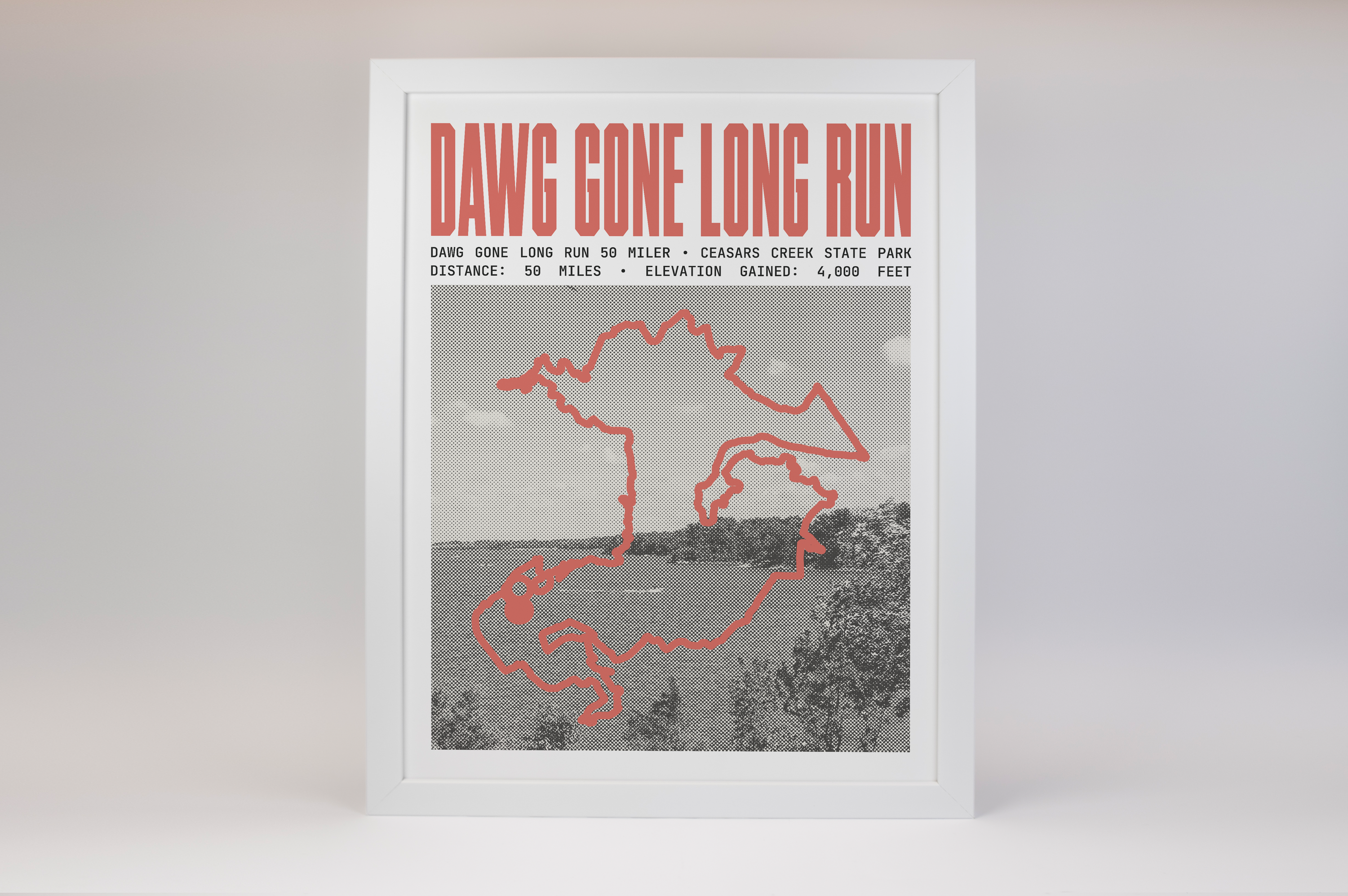 Dawg Gone Long Run 50 Miler Poster