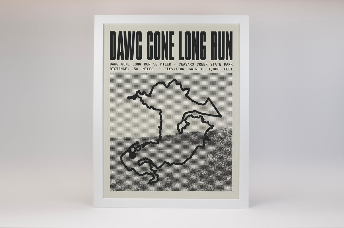 Dawg Gone Long Run 50 Miler Poster