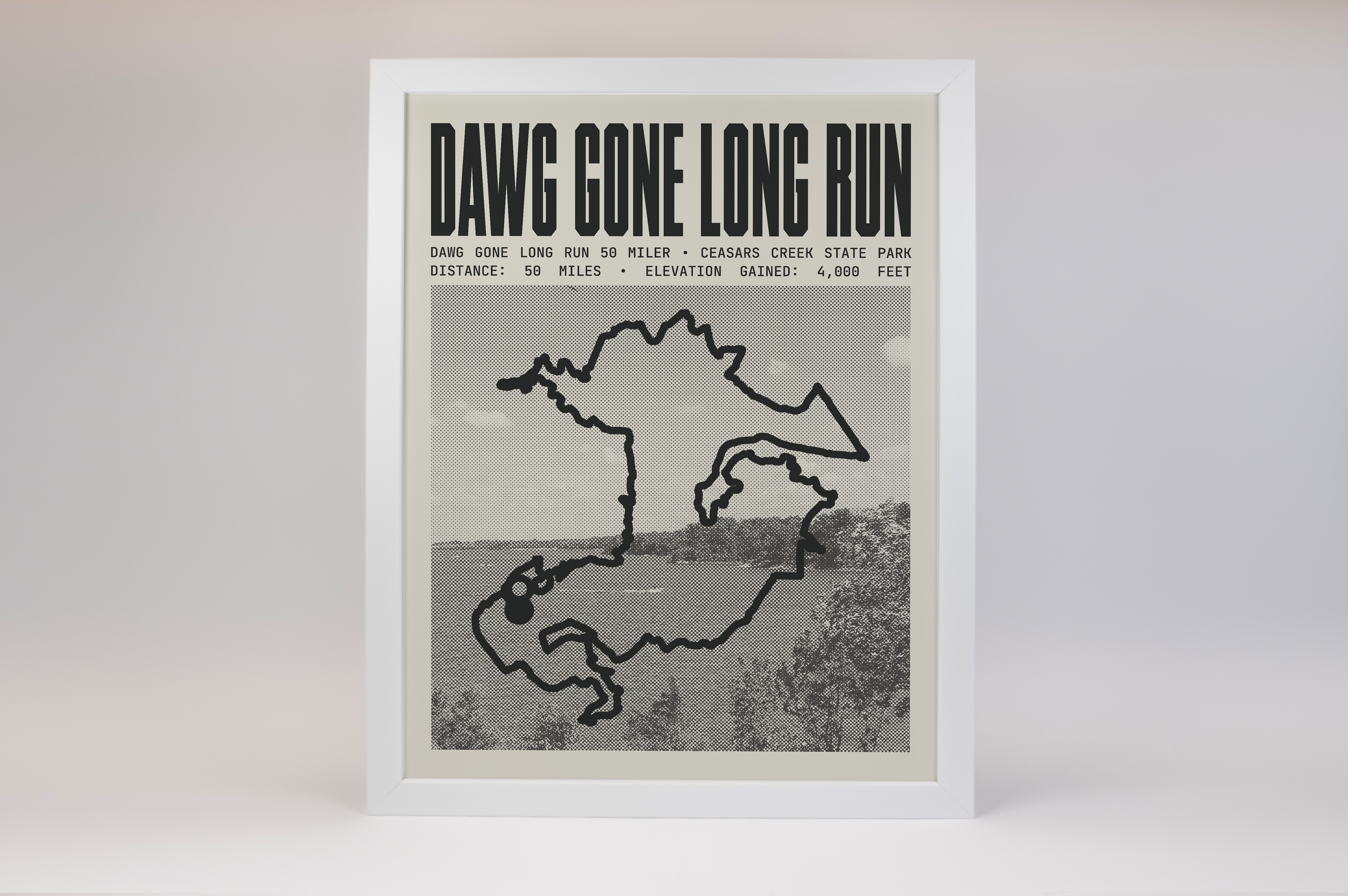 Dawg Gone Long Run 50 Miler Poster