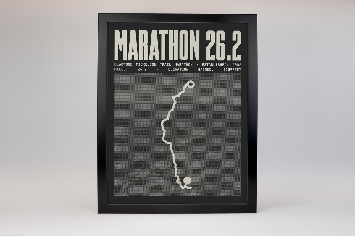 Deadwood Mickelson Trail Marathon Poster
