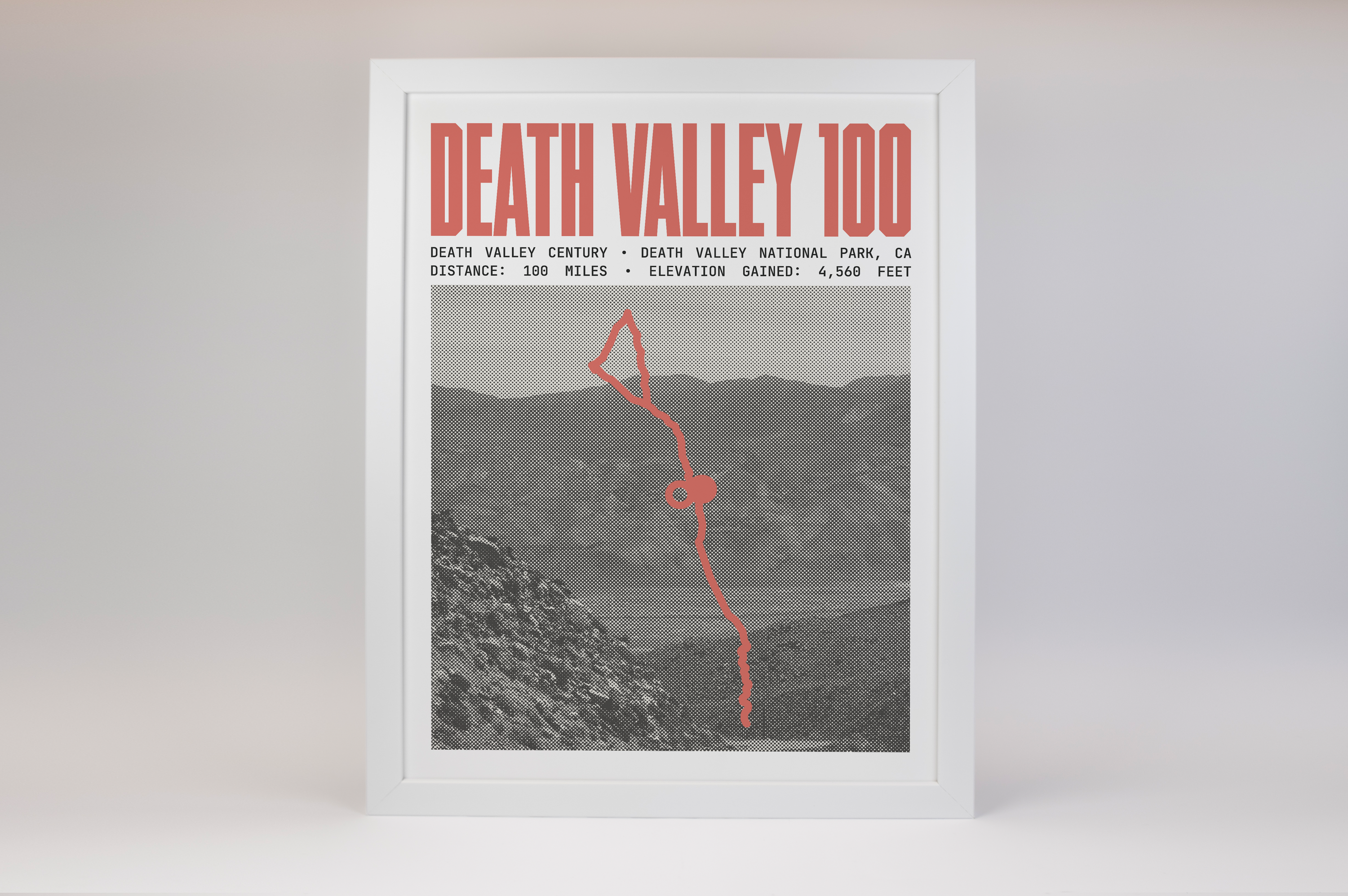 Death Valley Century - 100 Miles Poster