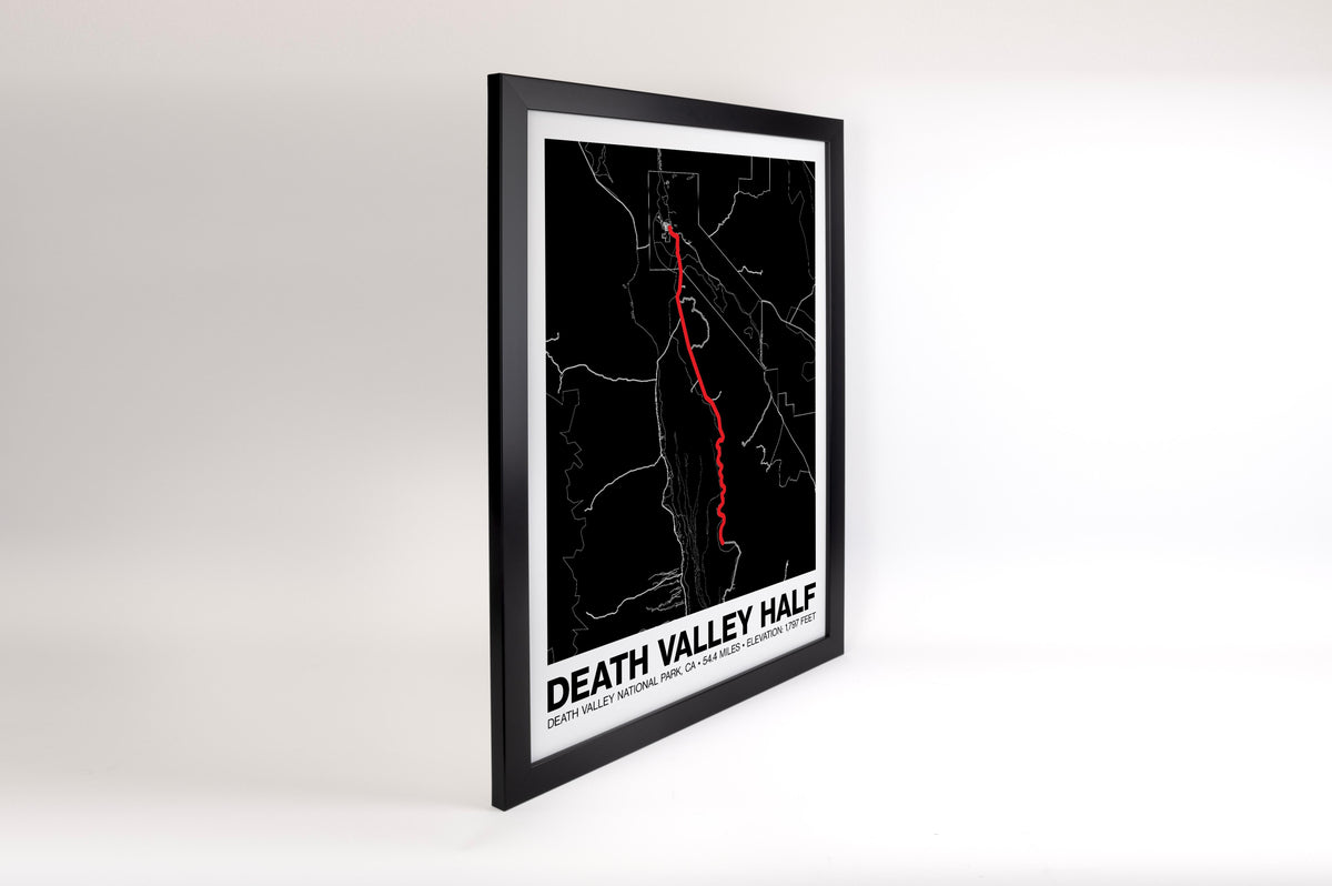 Death Valley Century - Half Century Poster - Grid Style