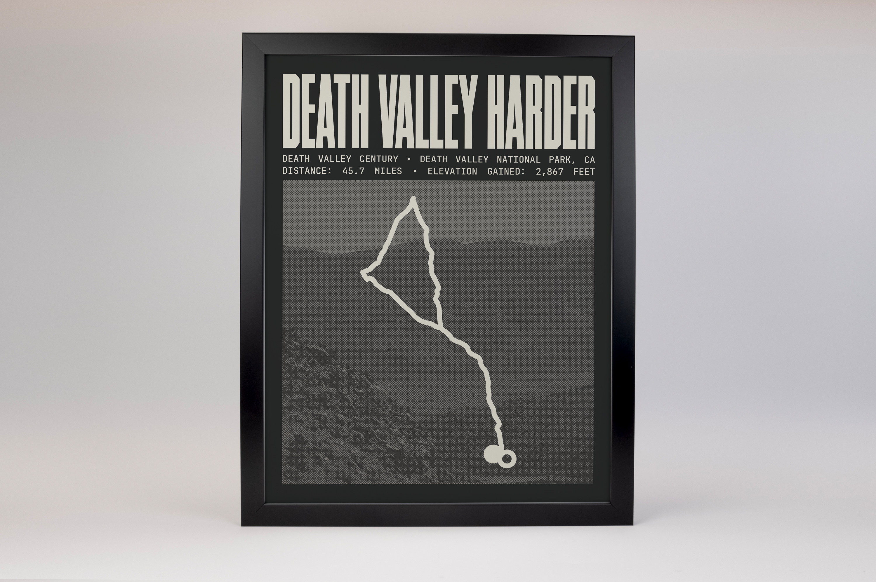 Death Valley Century - Harder Half Poster