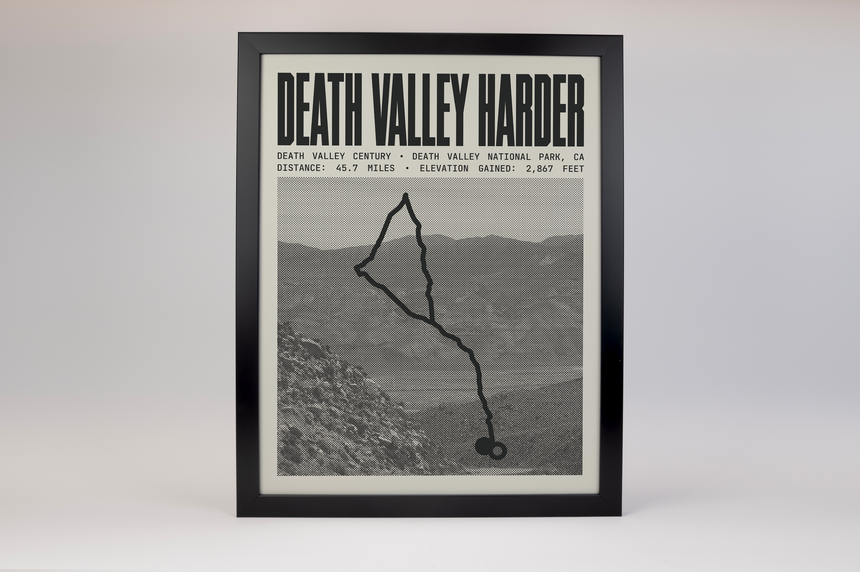 Death Valley Century - Harder Half Poster