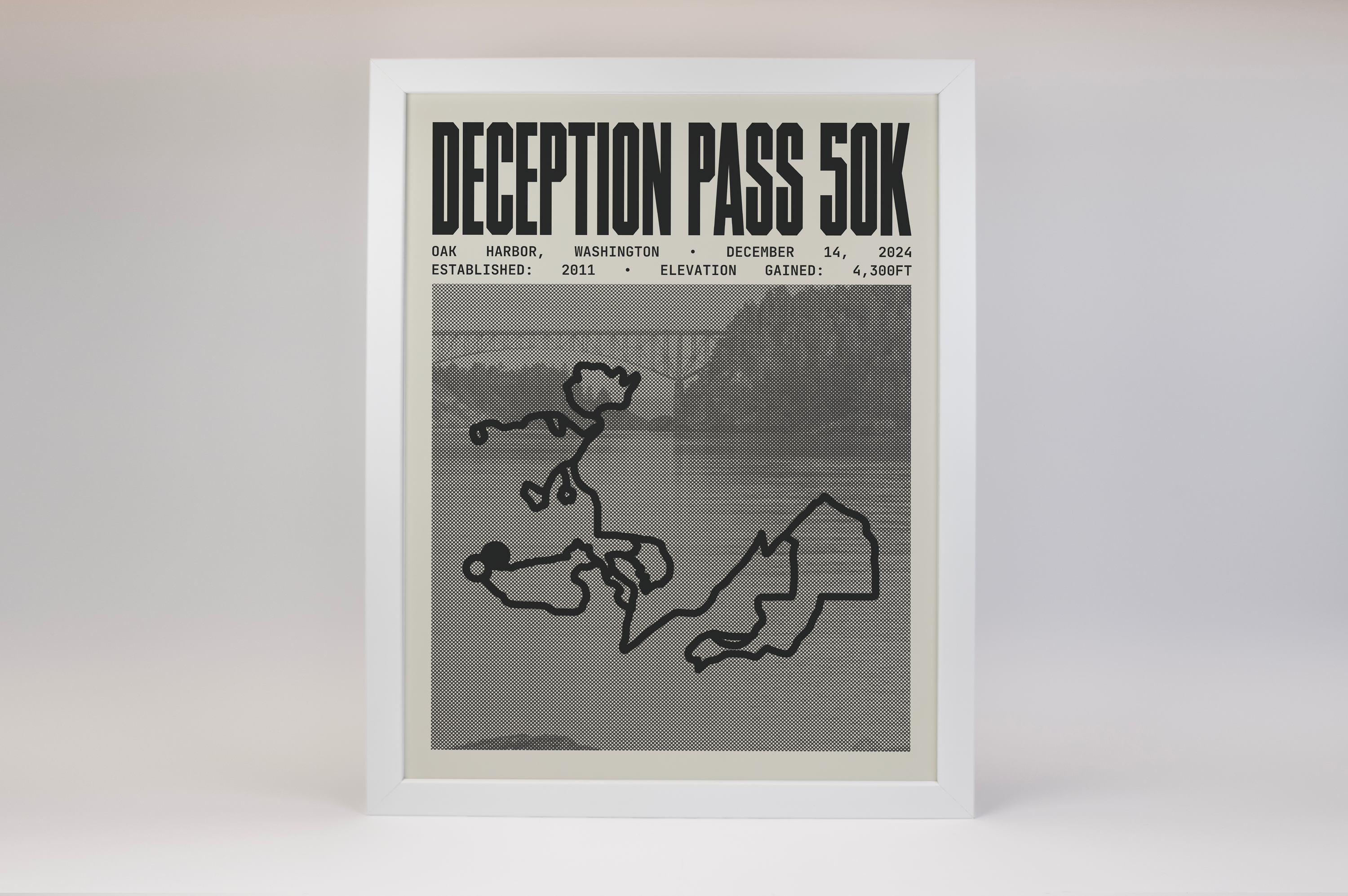 Deception Pass 50k Endurance Run Poster