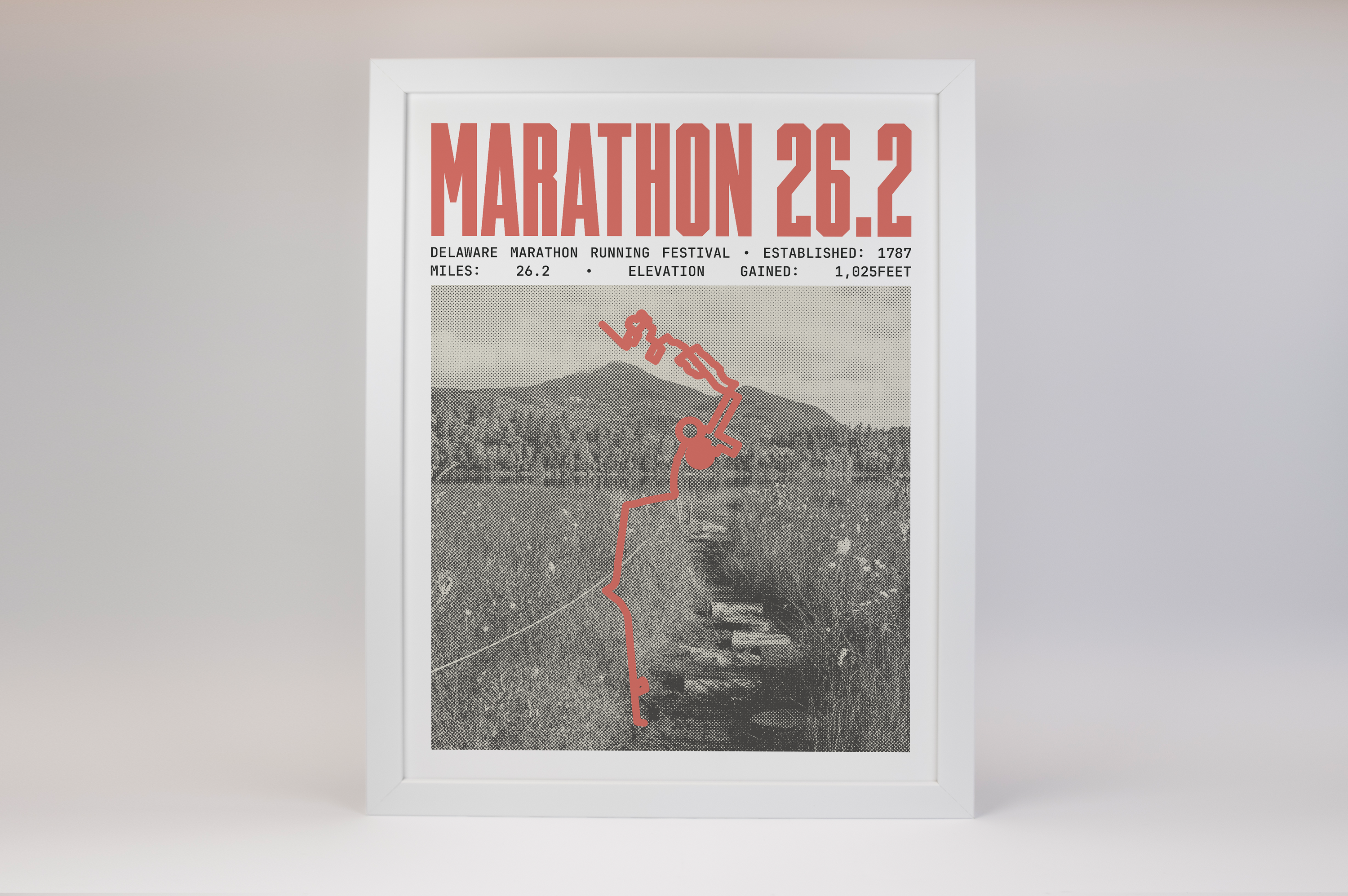 Delaware Marathon Running Festival Poster