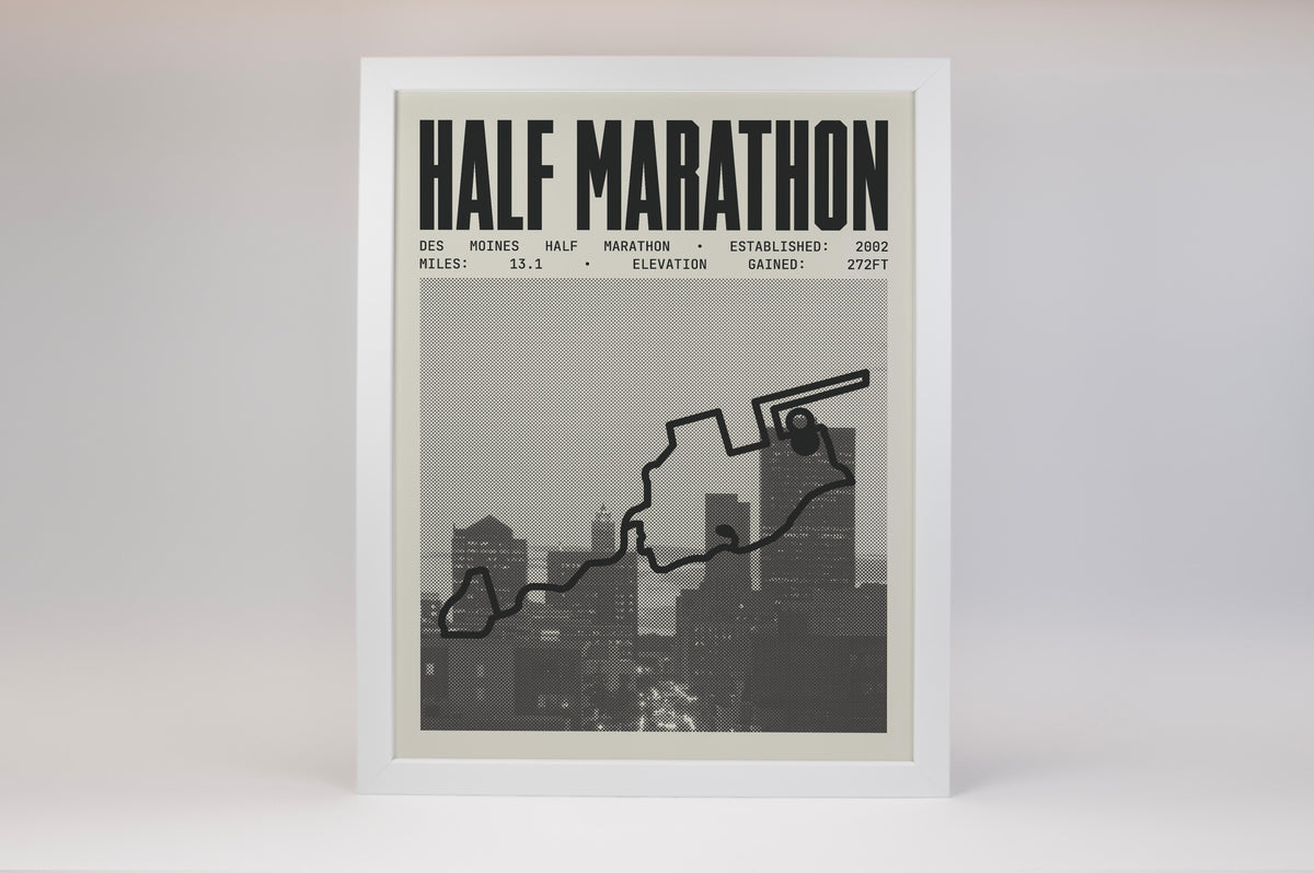 Des Moines Half-Marathon Poster