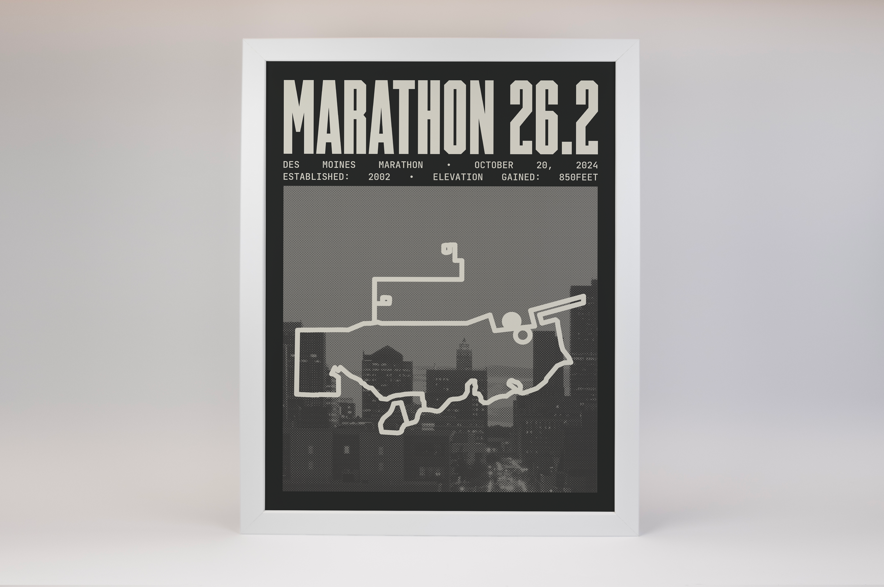 Des Moines Marathon Poster