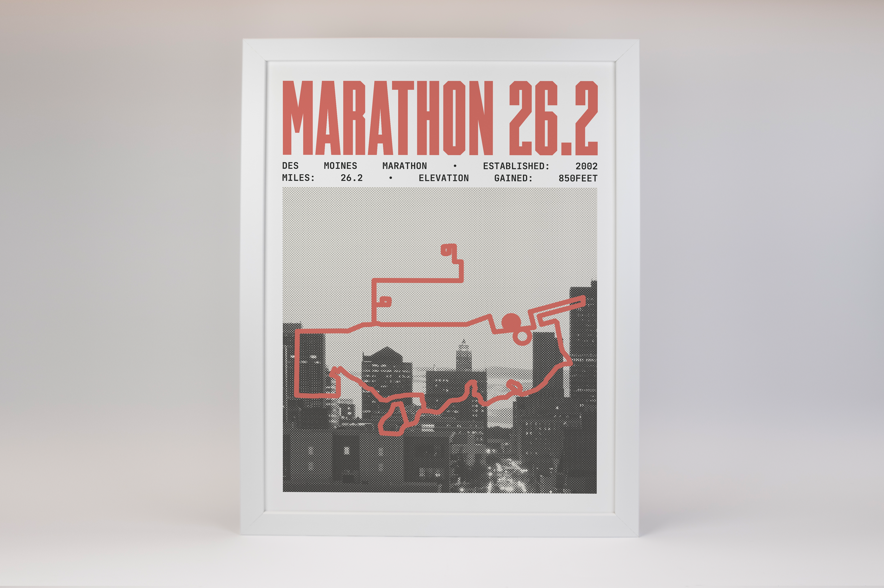 Des Moines Marathon Poster