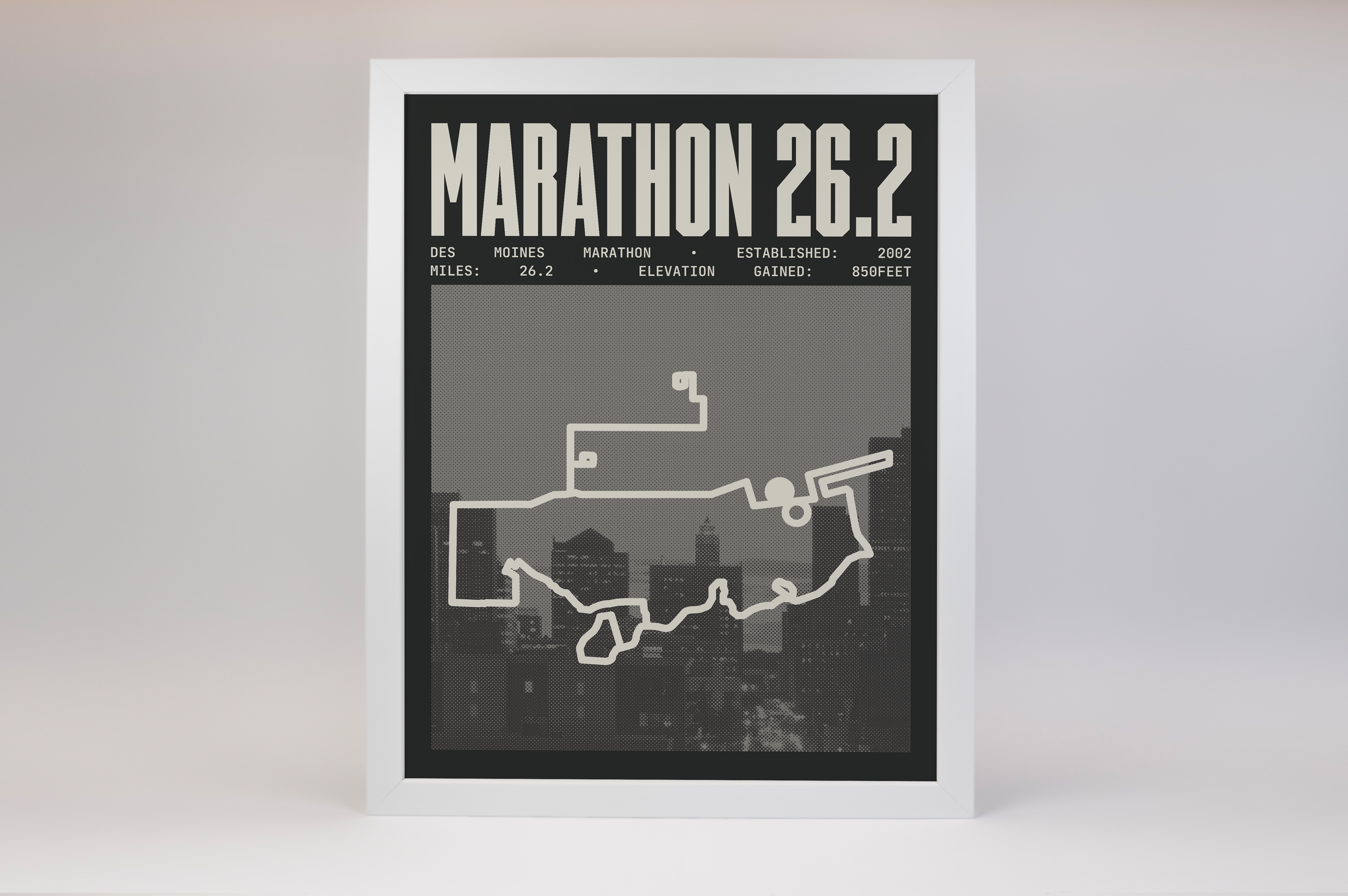 Des Moines Marathon Poster