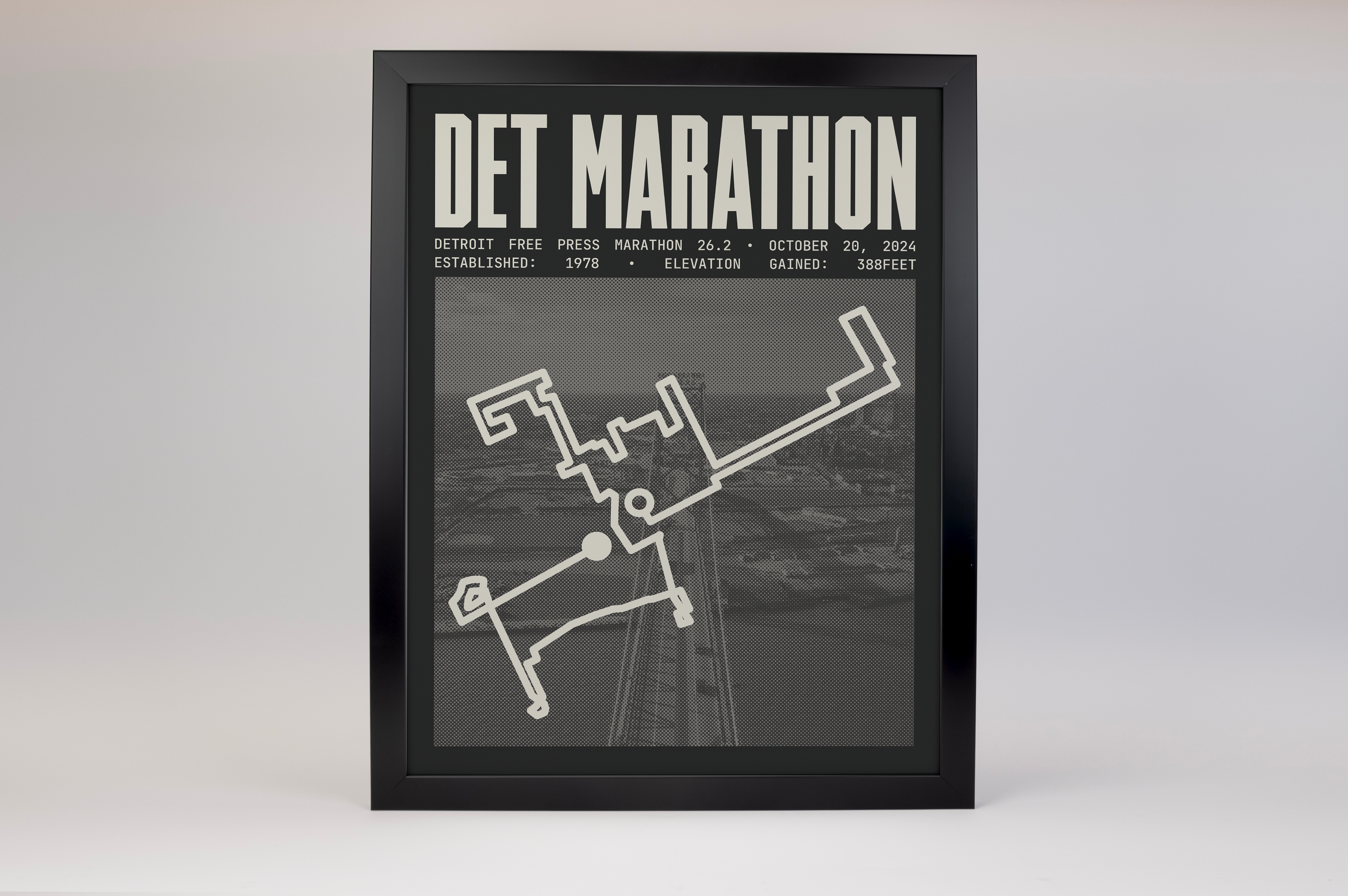 Detroit Free Press Marathon Poster V2