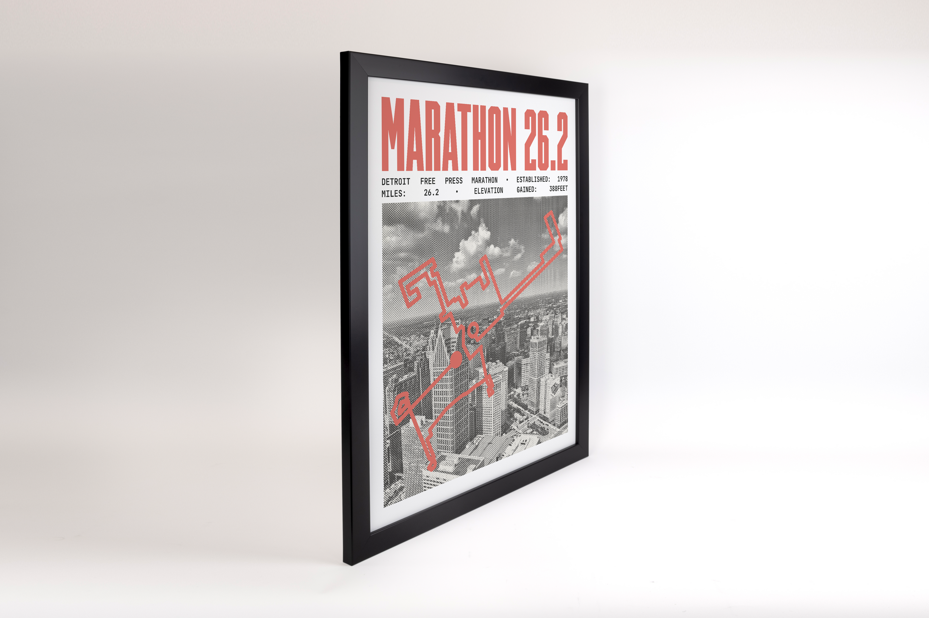 Detroit Free Press Marathon Poster