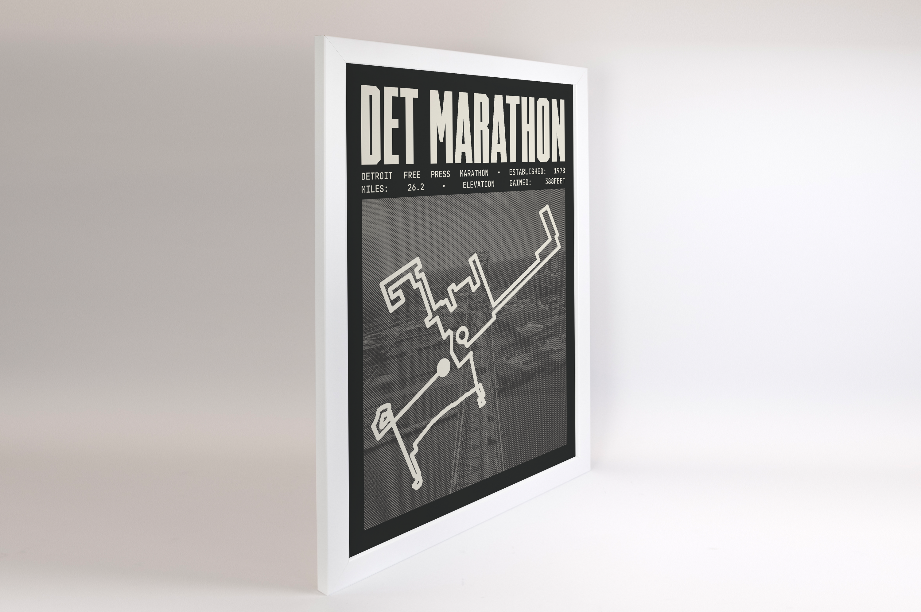 Detroit Free Press Marathon Poster V2