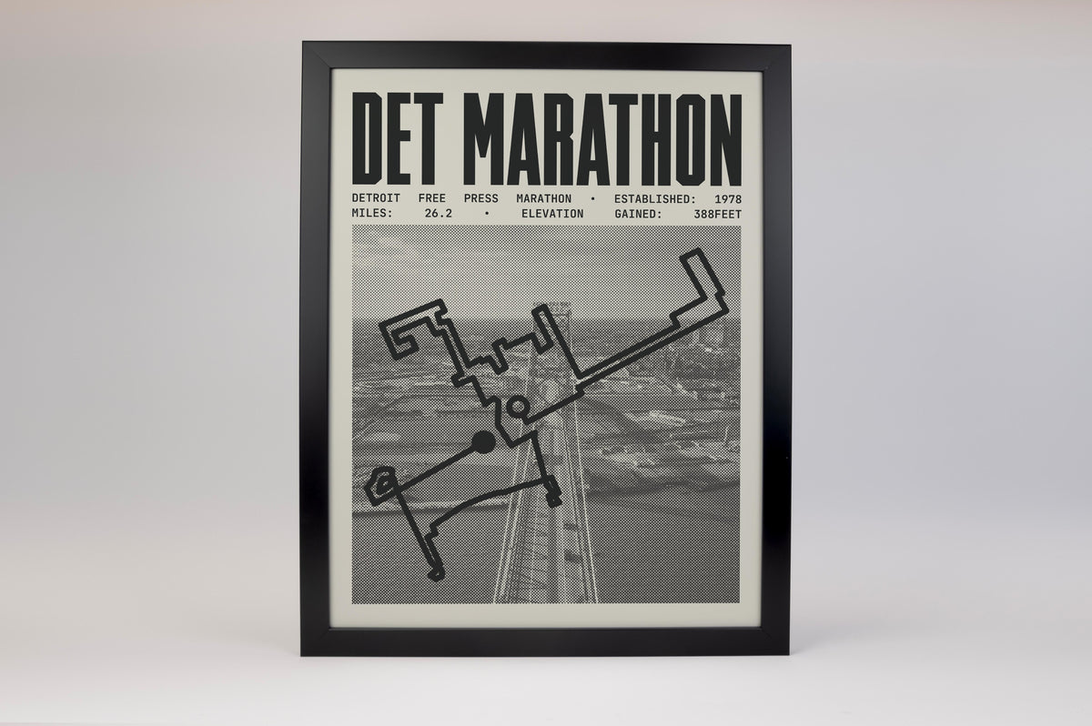Detroit Free Press Marathon Poster V2