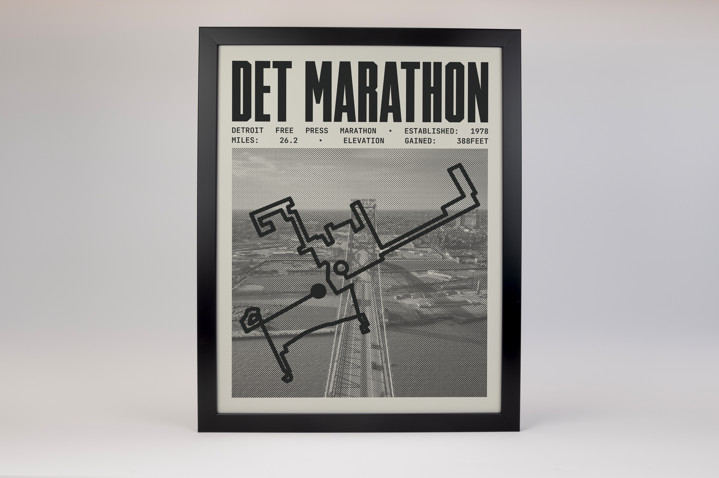 Detroit Free Press Marathon Poster V2