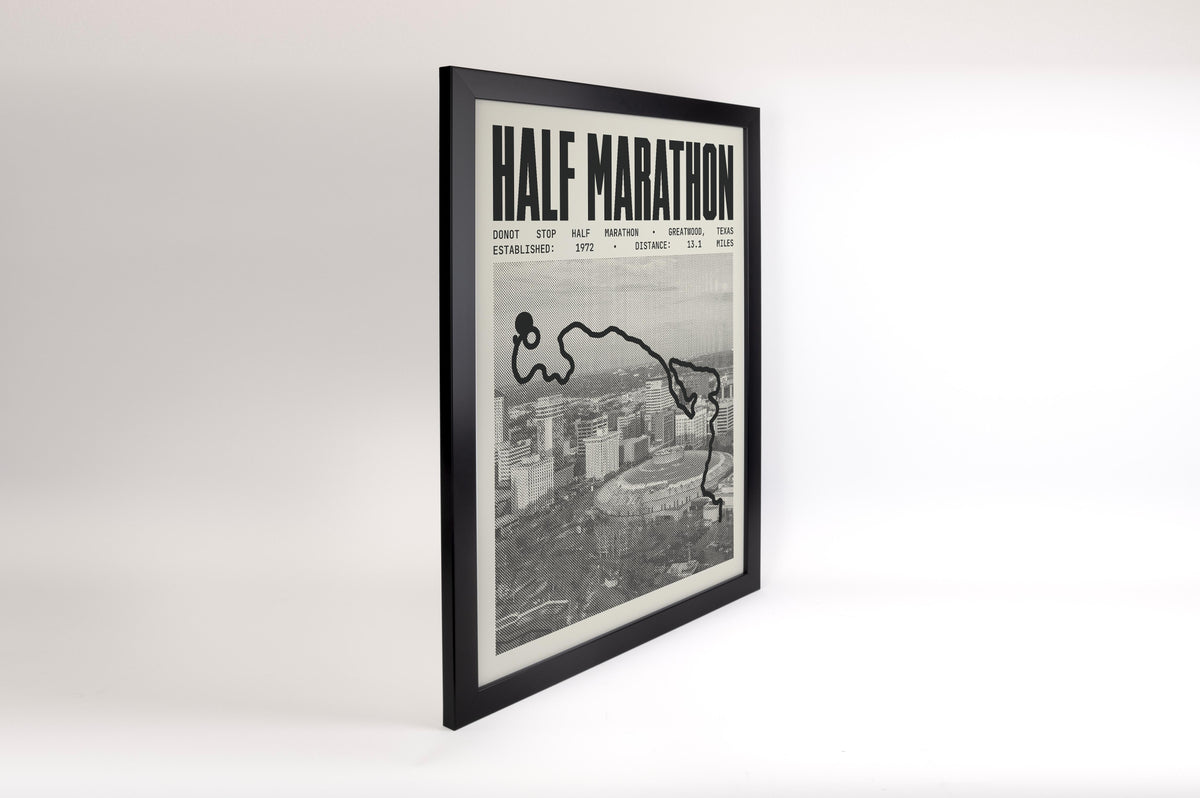 DoNot Stop Half Marathon Poster