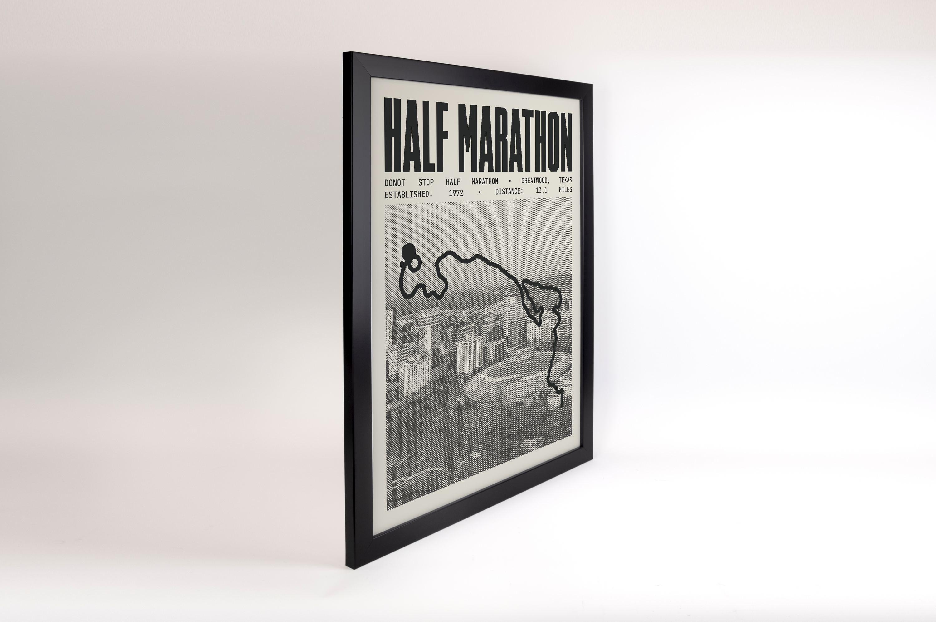 DoNot Stop Half Marathon Poster