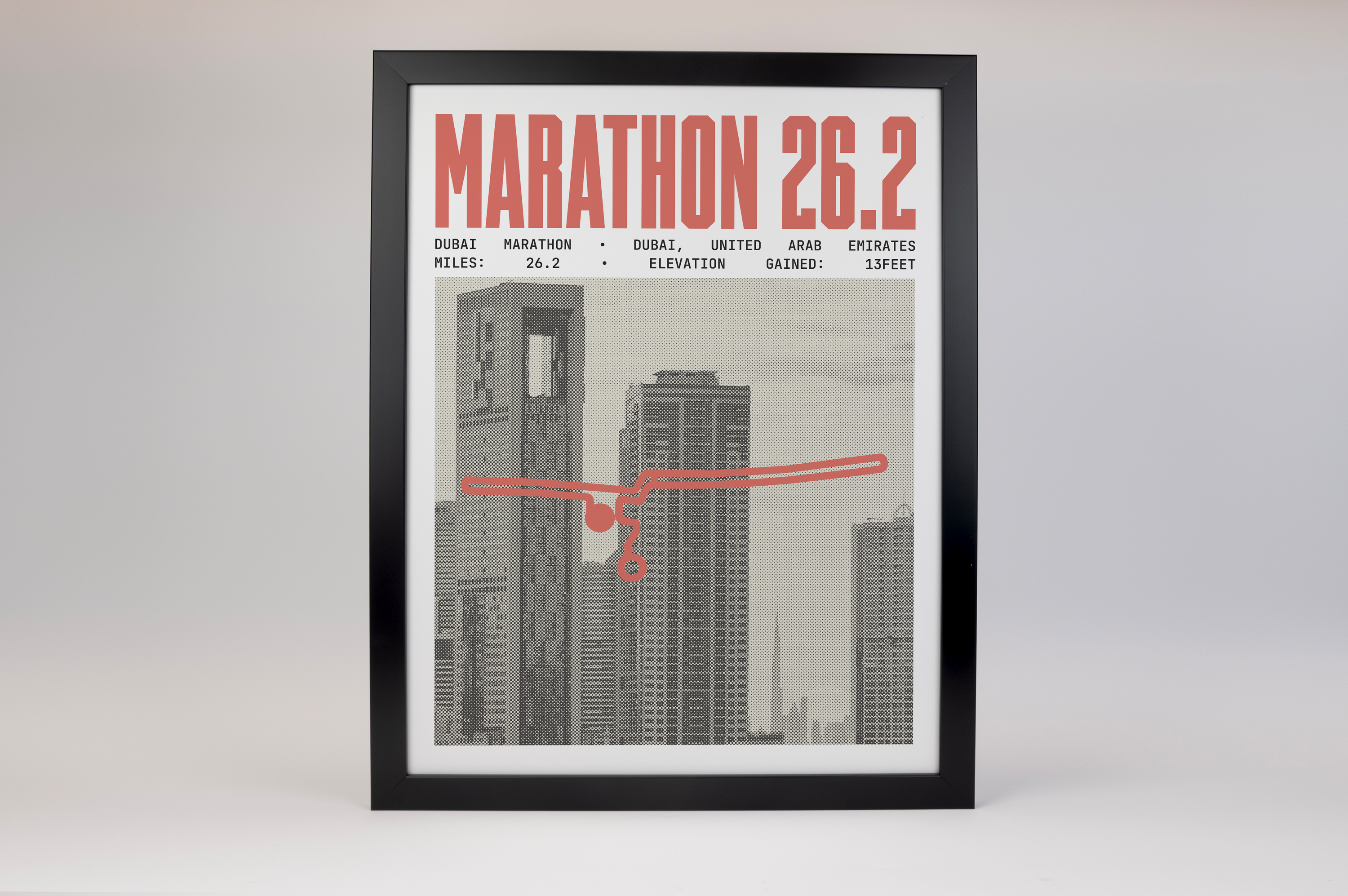 Dubai Marathon Poster