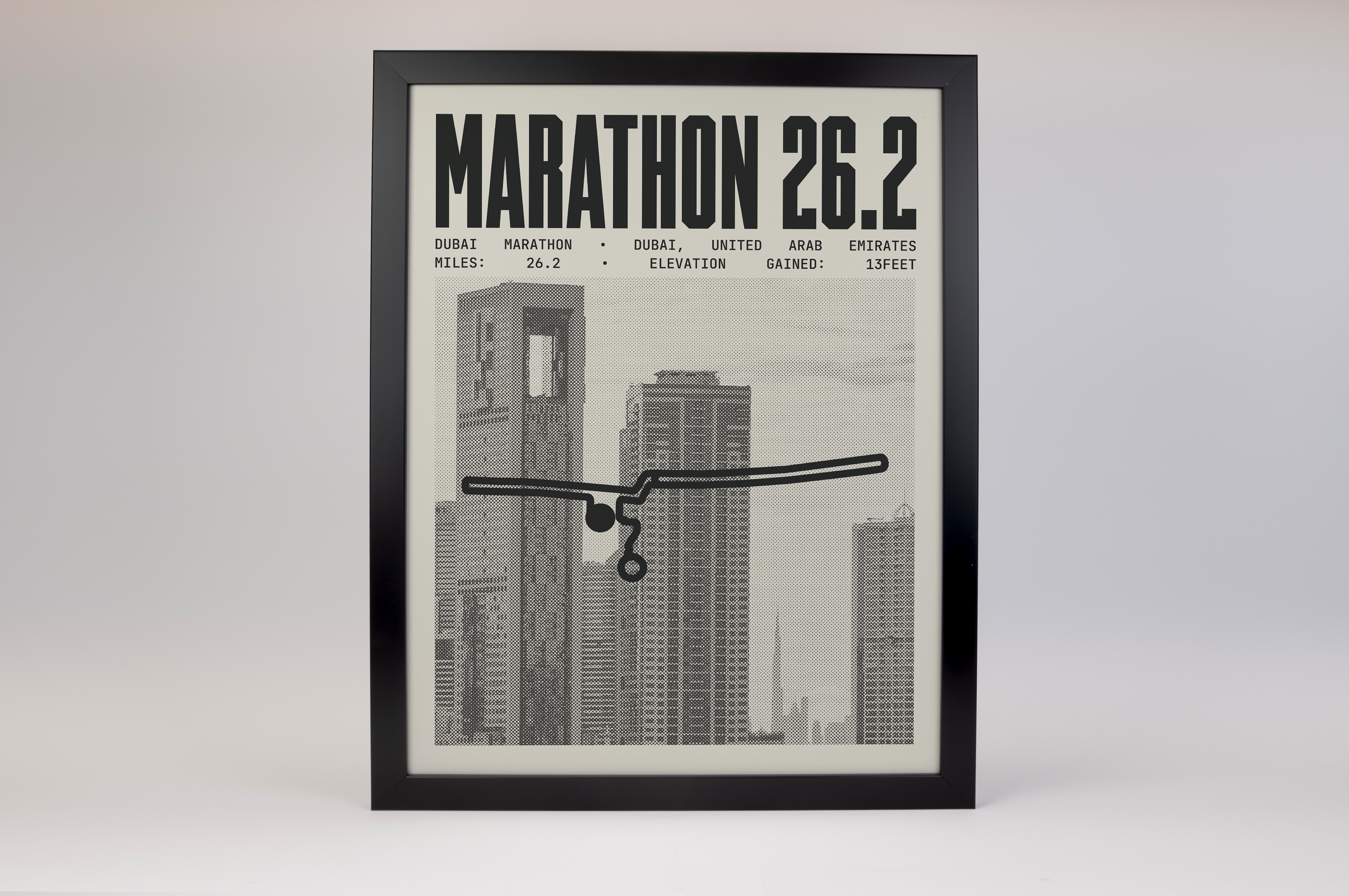 Dubai Marathon Poster
