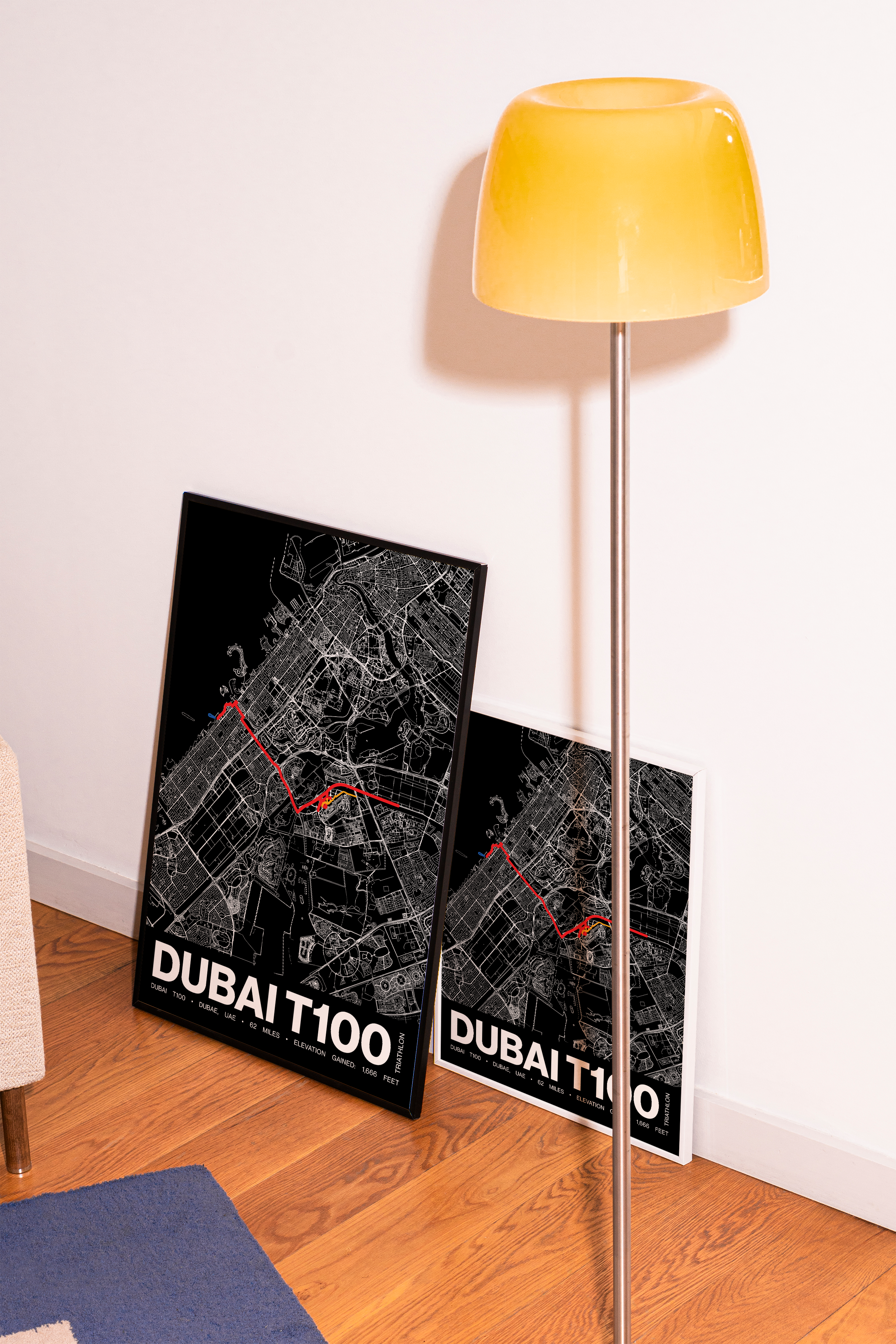 Dubai T100 Poster - Grid Style