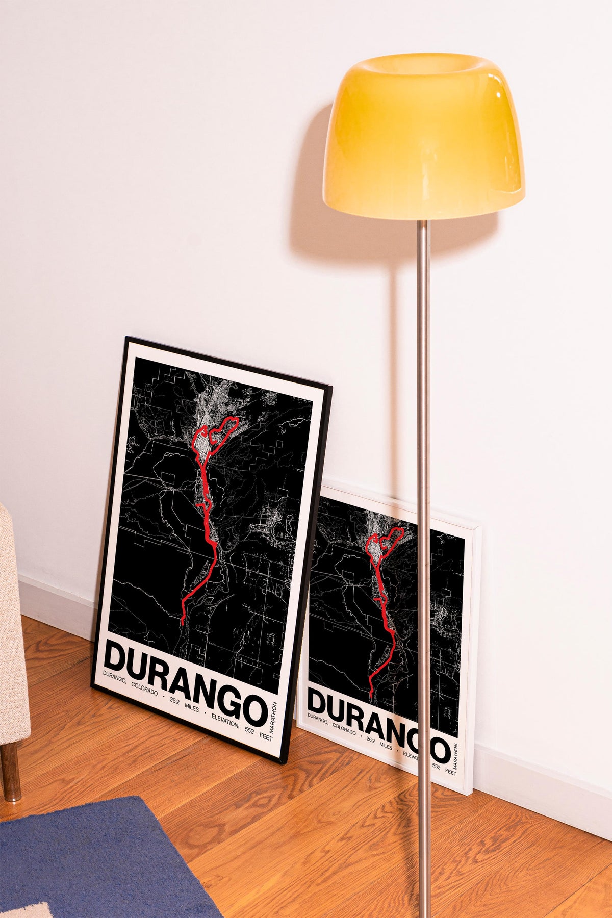 Durango Marathon Poster - Grid Style