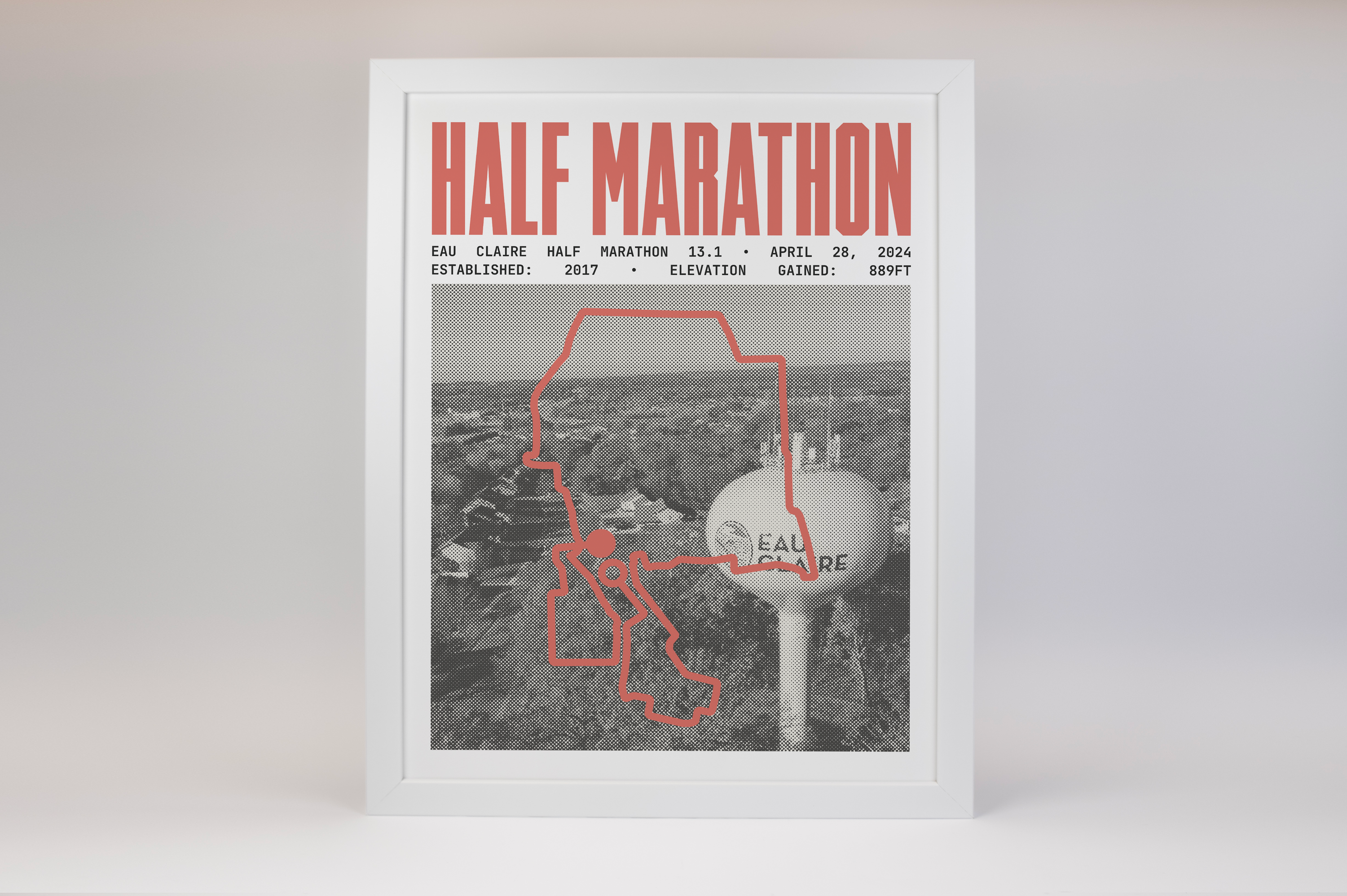 Eau Claire Half-Marathon Poster