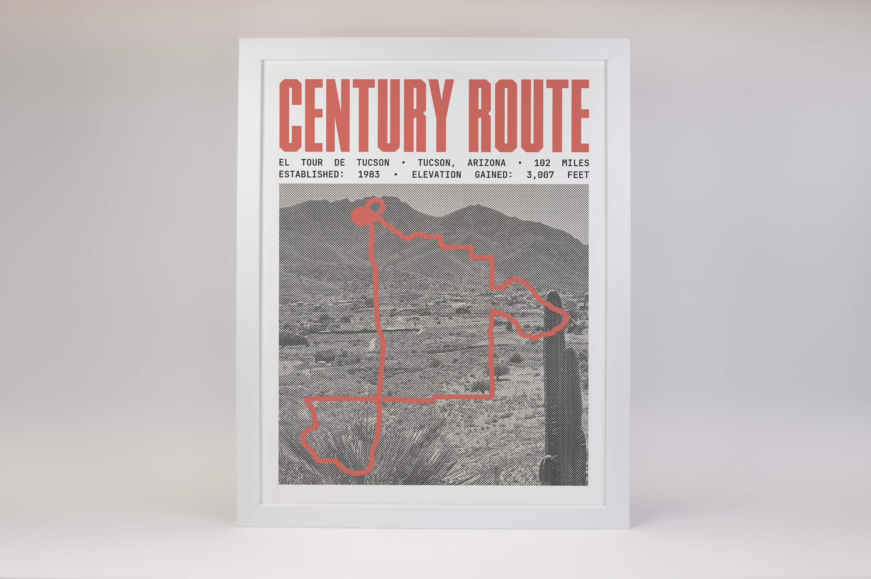 El Tour de Tucson - 102 Mile Poster