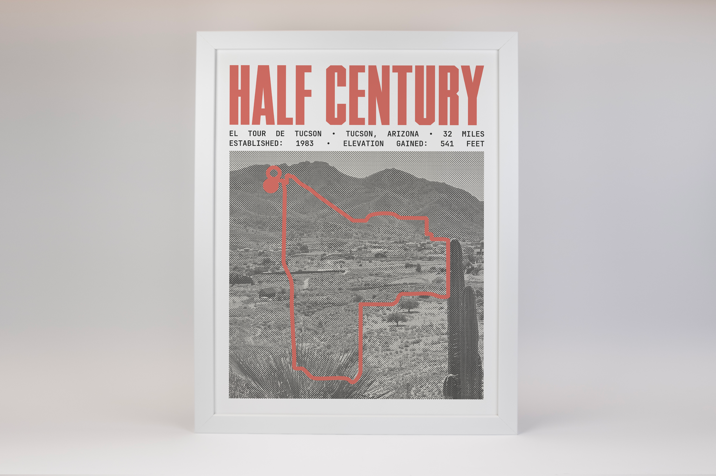 El Tour de Tucson - 32 Mile Poster