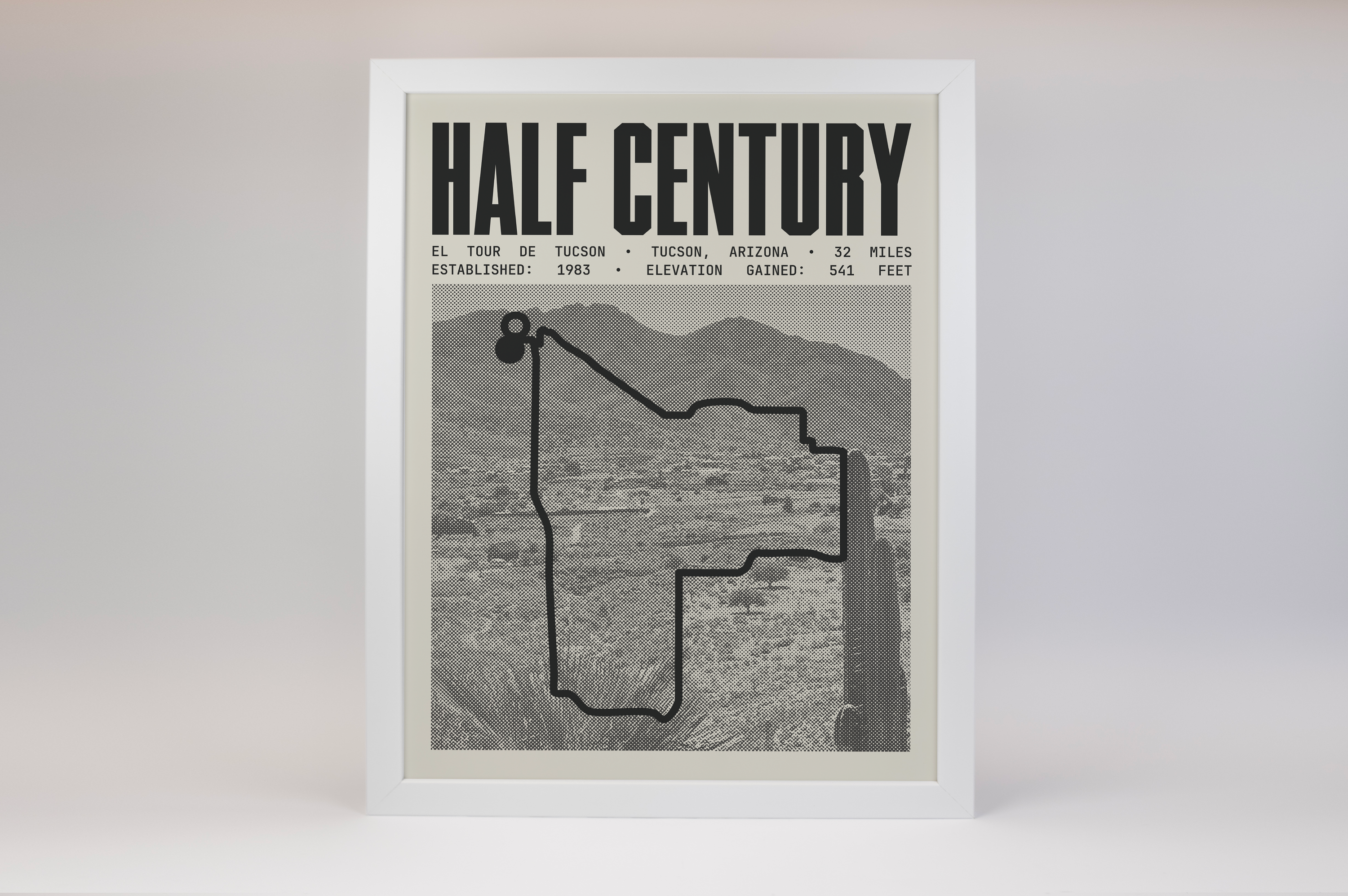 El Tour de Tucson - 32 Mile Poster