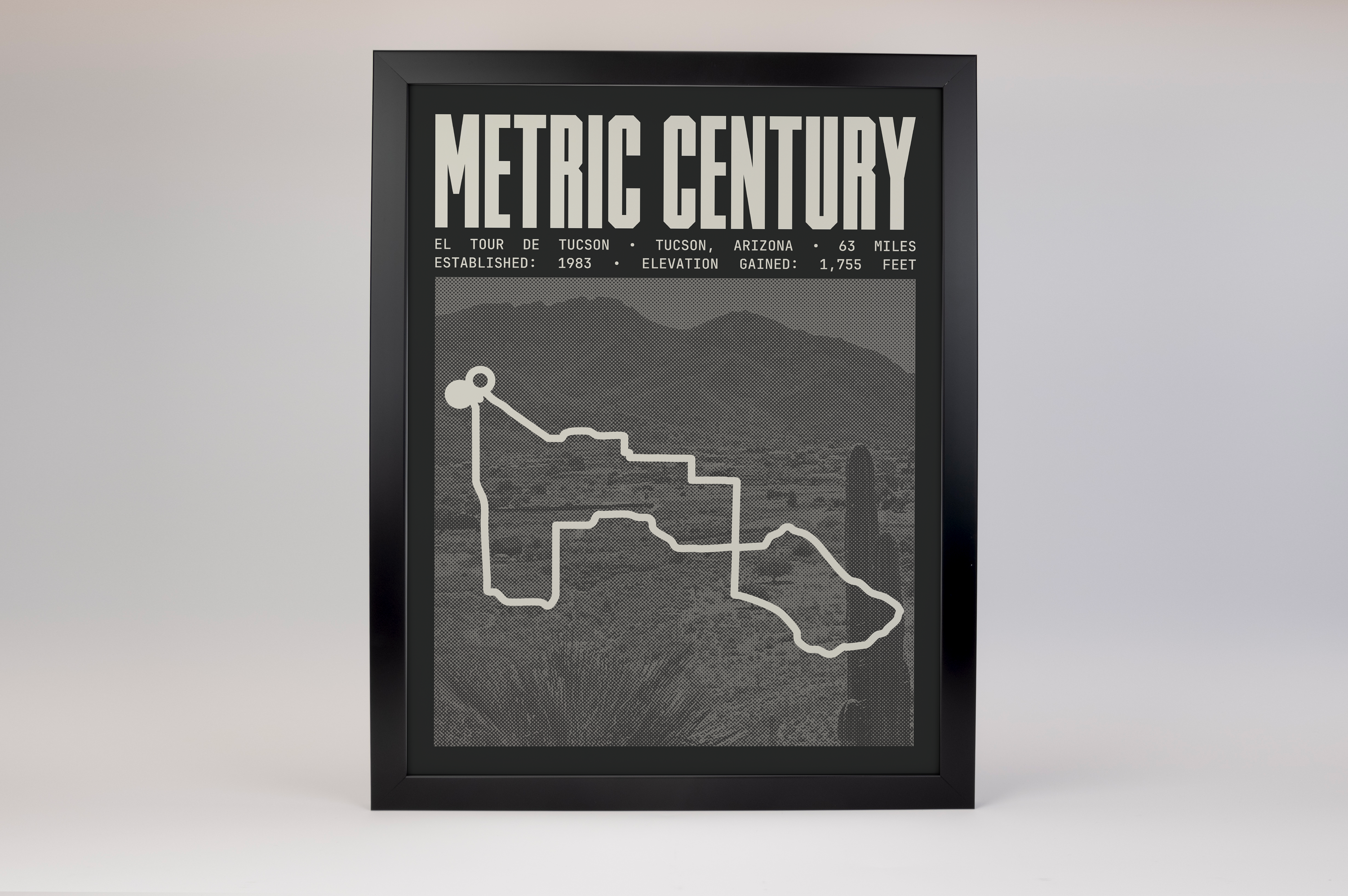 El Tour de Tucson - 63 Mile Poster