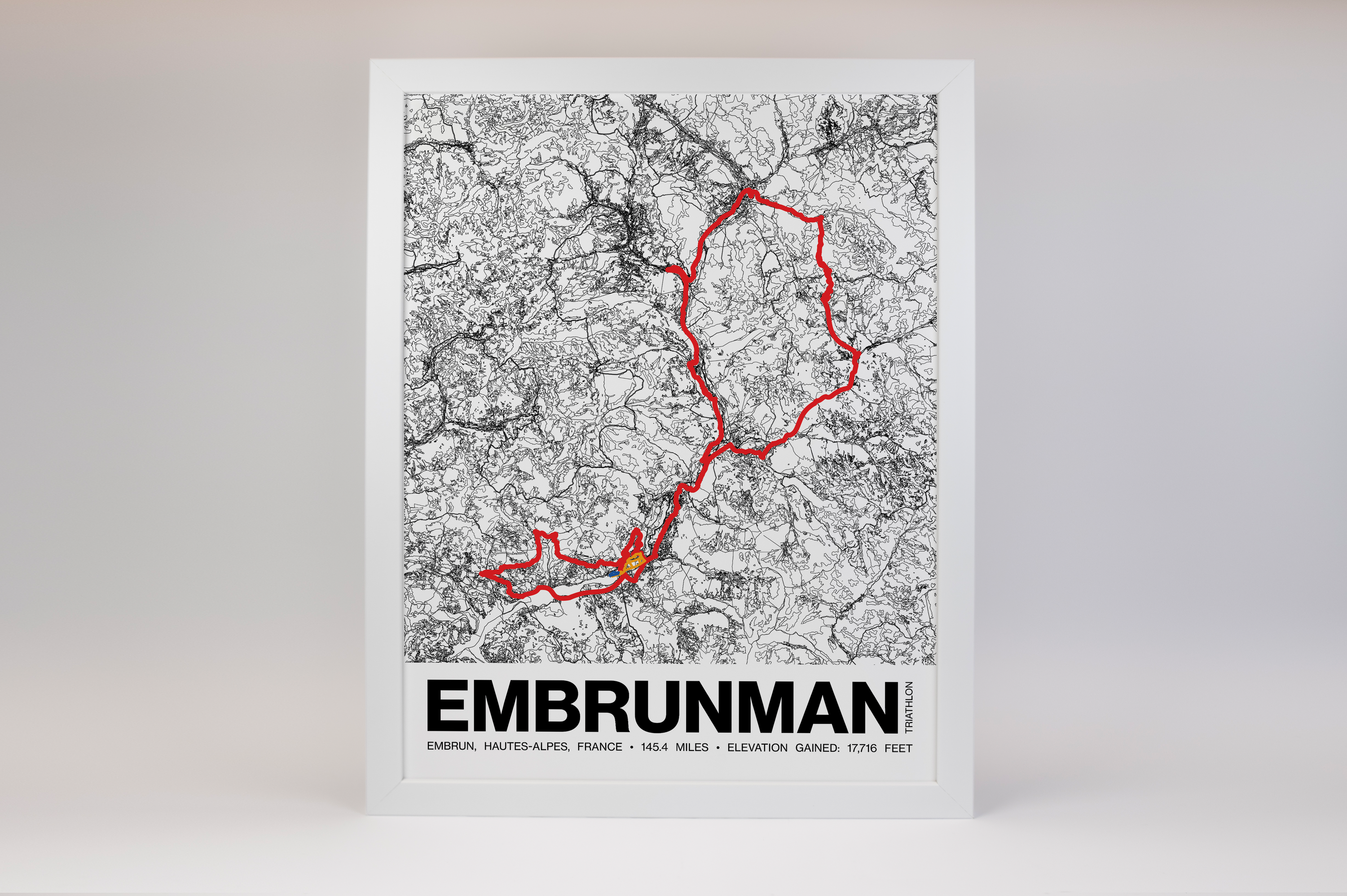 Embrunman Poster - Grid Style