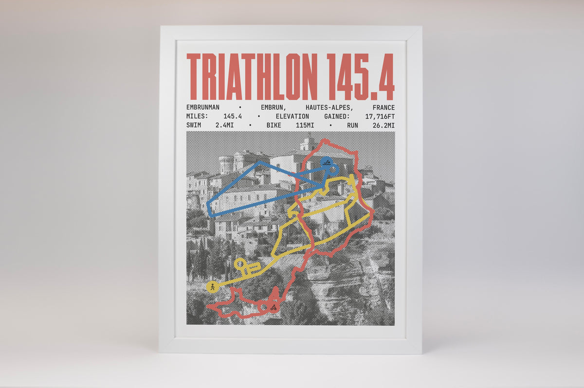 Embrunman Triathlon Poster