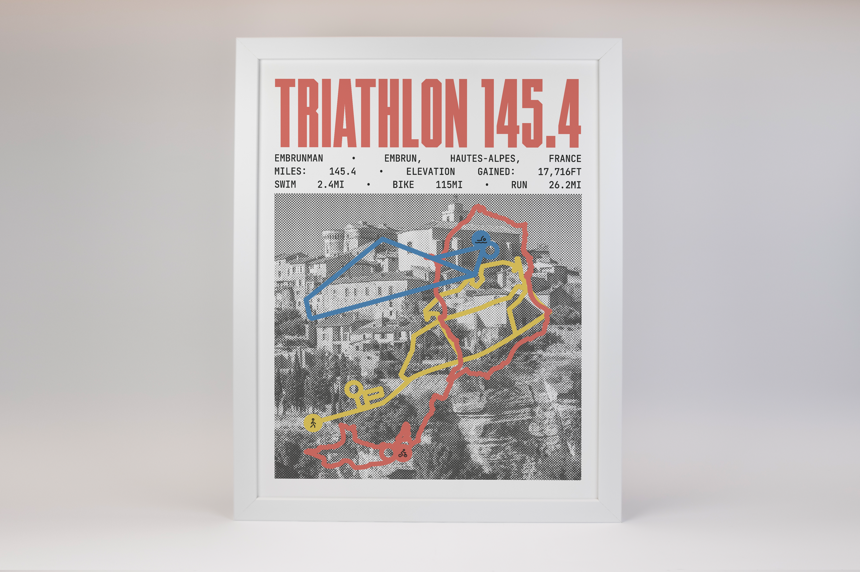Embrunman Triathlon Poster