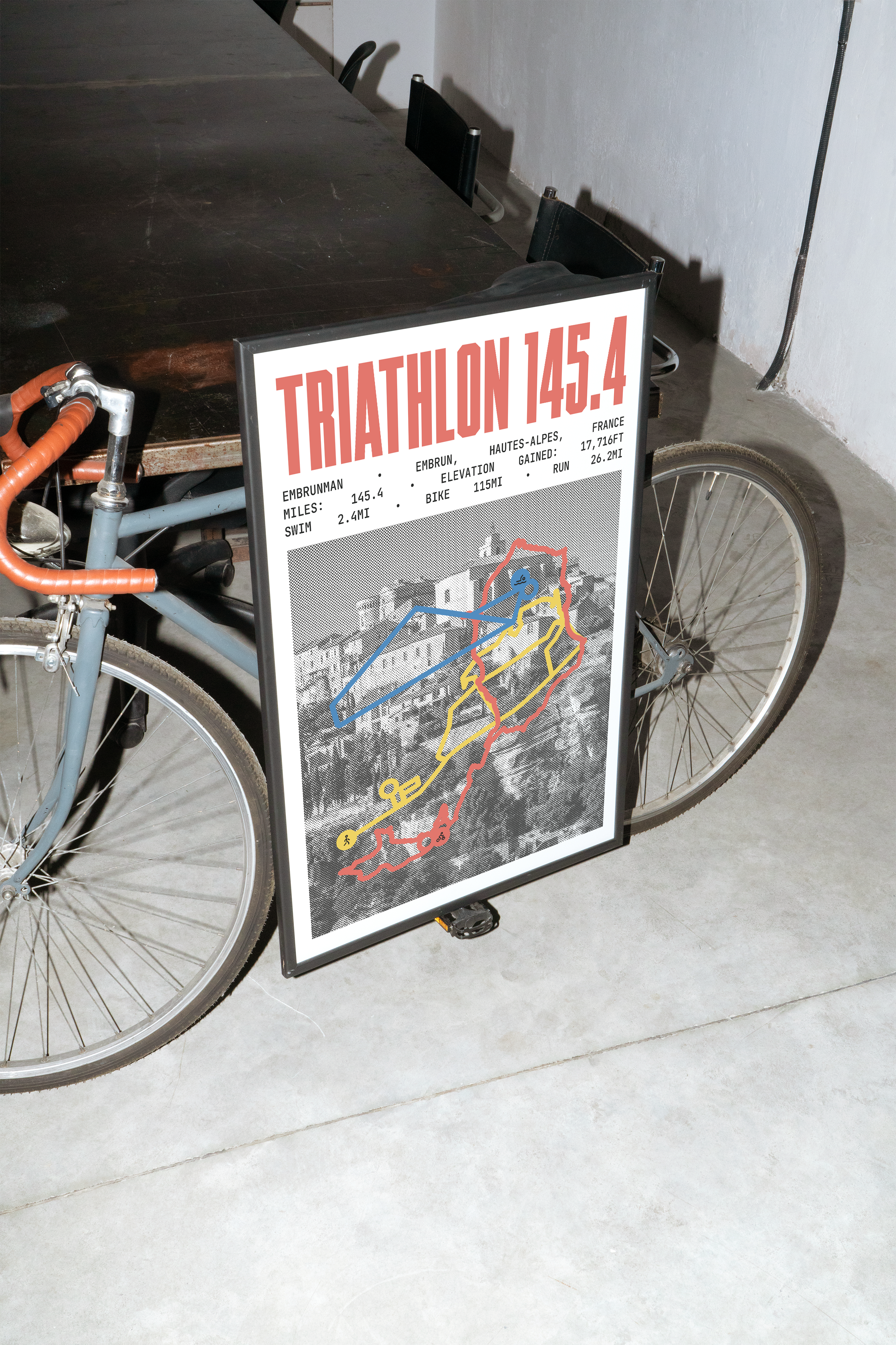 Embrunman Triathlon Poster