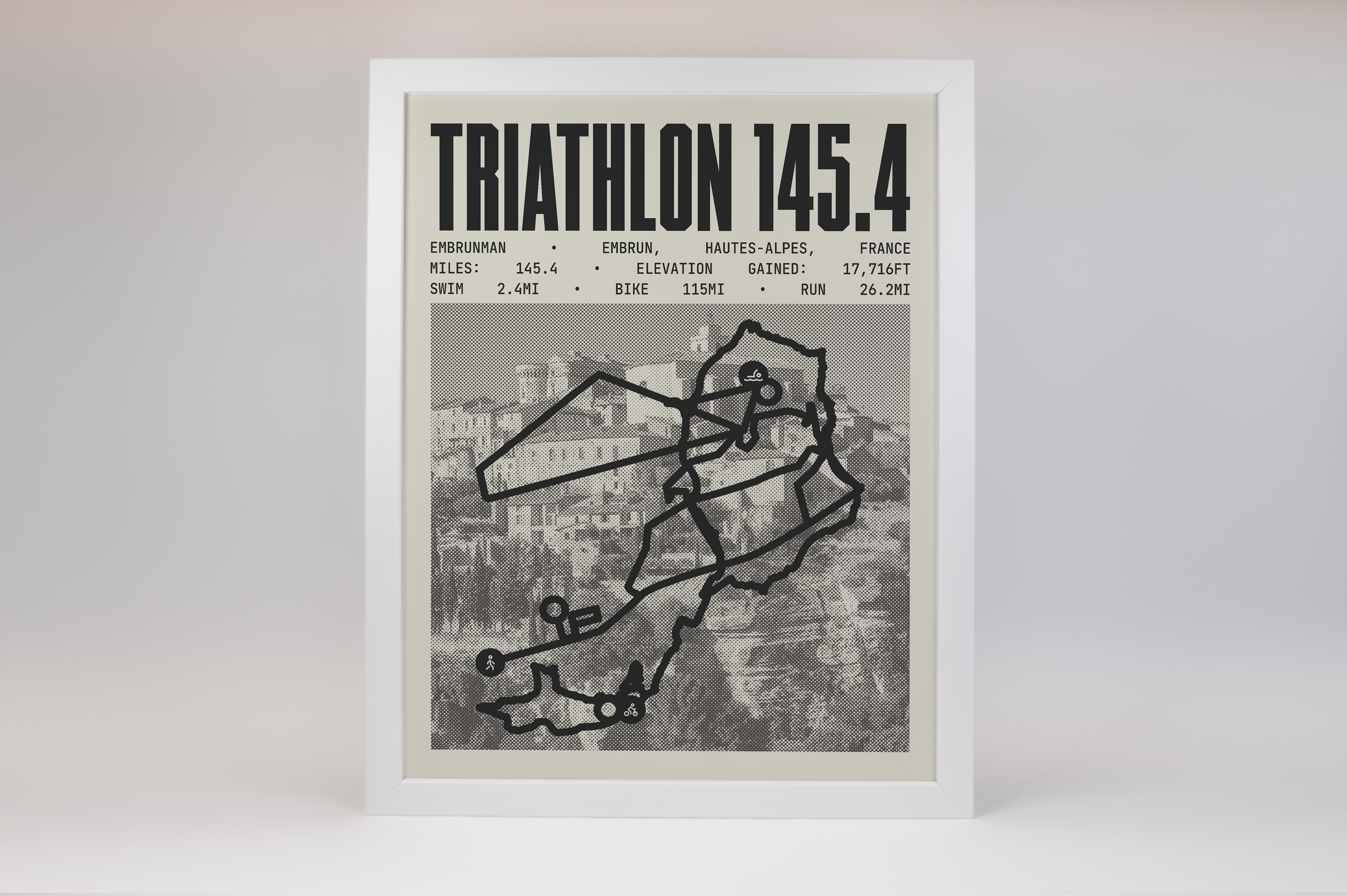 Embrunman Triathlon Poster